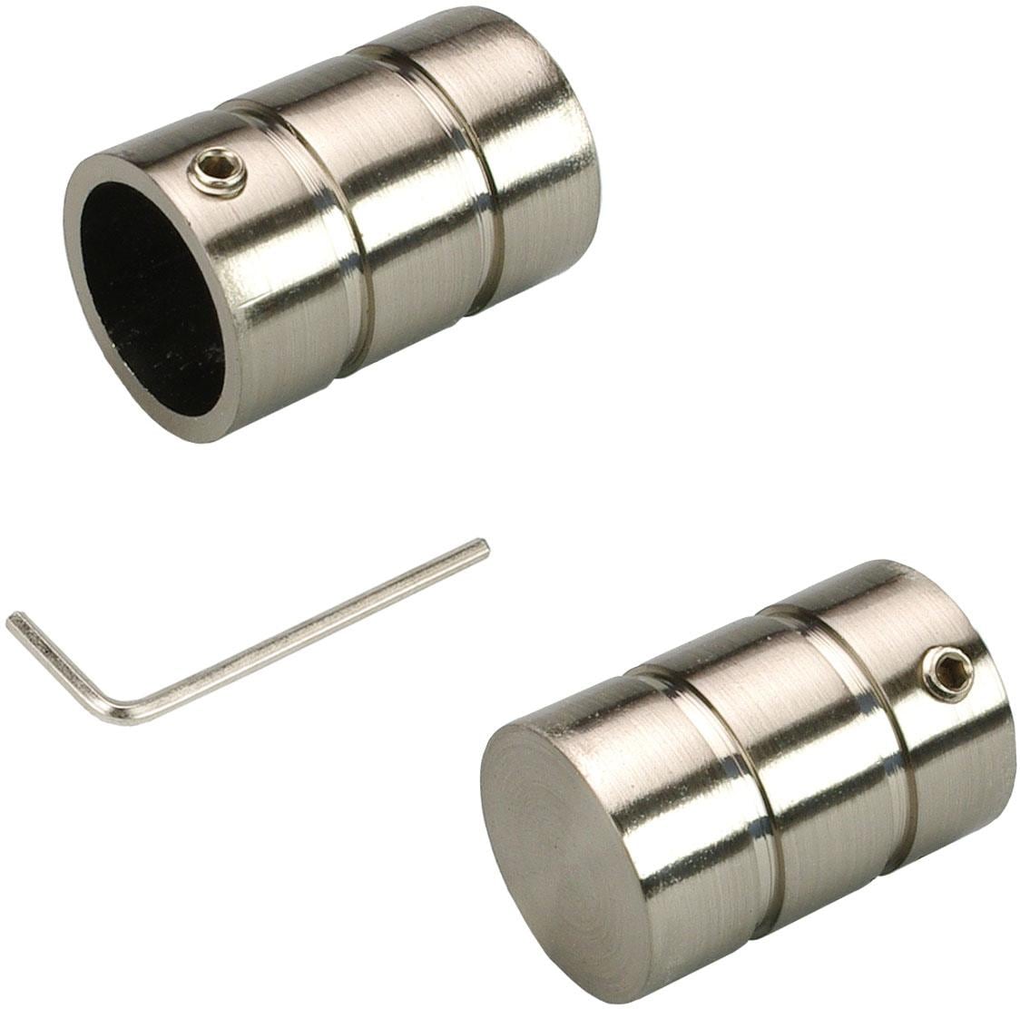 Image of Liedeco Gardinenstangen-Endstück »Zylinder«, (Set, 2 St.), für Gardinenstangen Ø 16 mm bei Ackermann Versand Schweiz