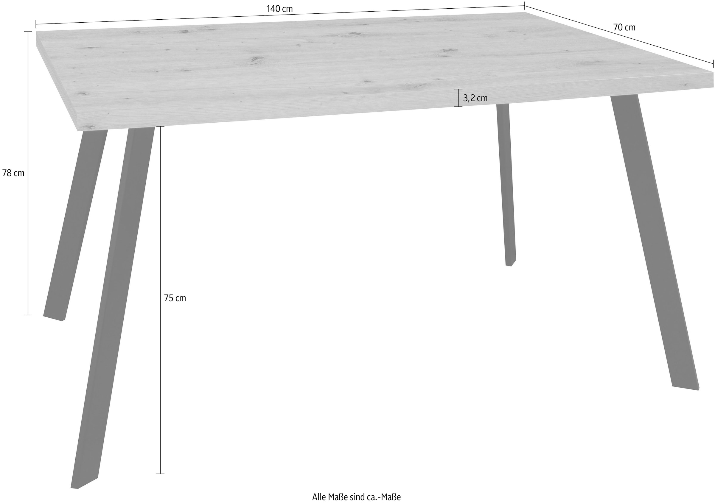 Mäusbacher Schreibtisch »Big System Office« Breite 140 cm