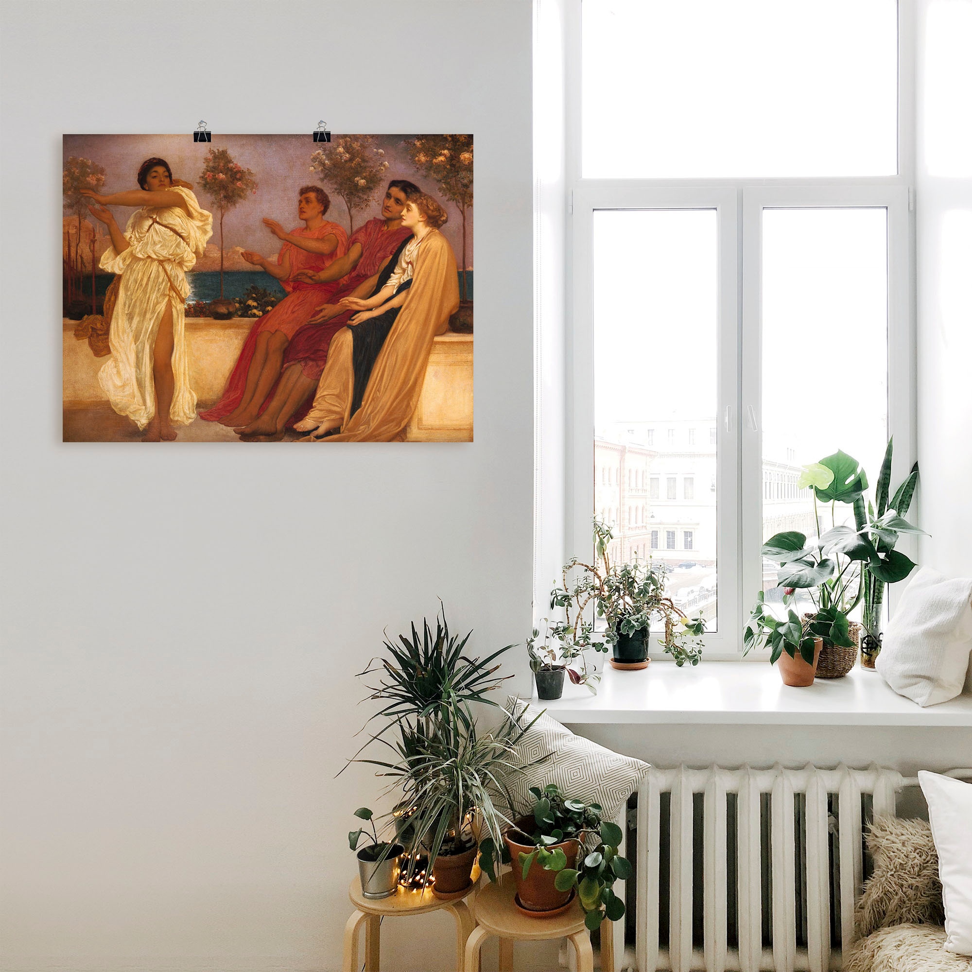 Artland Wandbild »Tanzendes griechisches Mädchen.« Gruppen & Familien 1 Stk. tlg. als Leinwandbild, Poster in verschied. Grössen