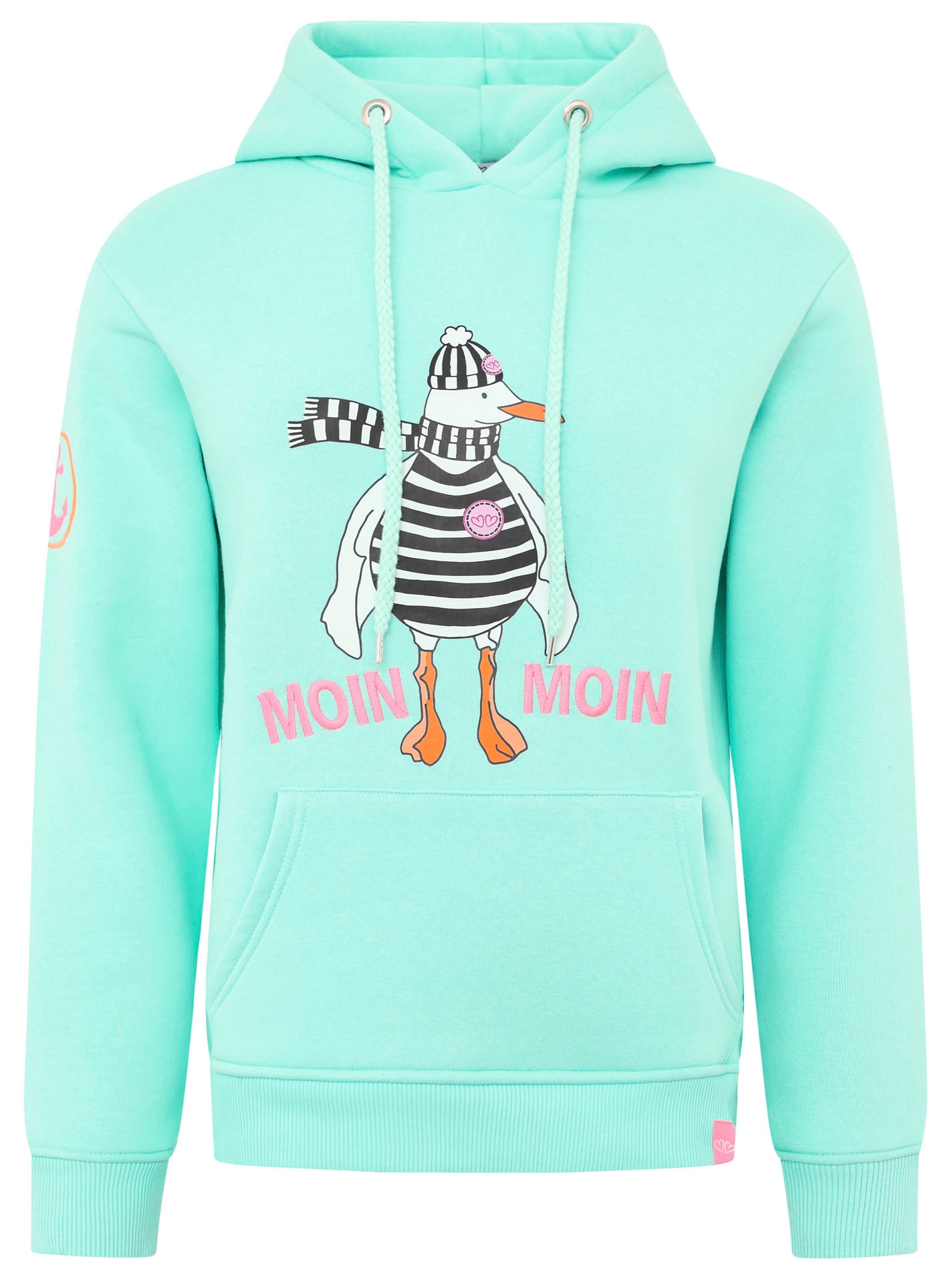Zwillingsherz Hoodie »"Moin Moin Möwe"«, mit nordischem Gruss und lustiger Möwe
