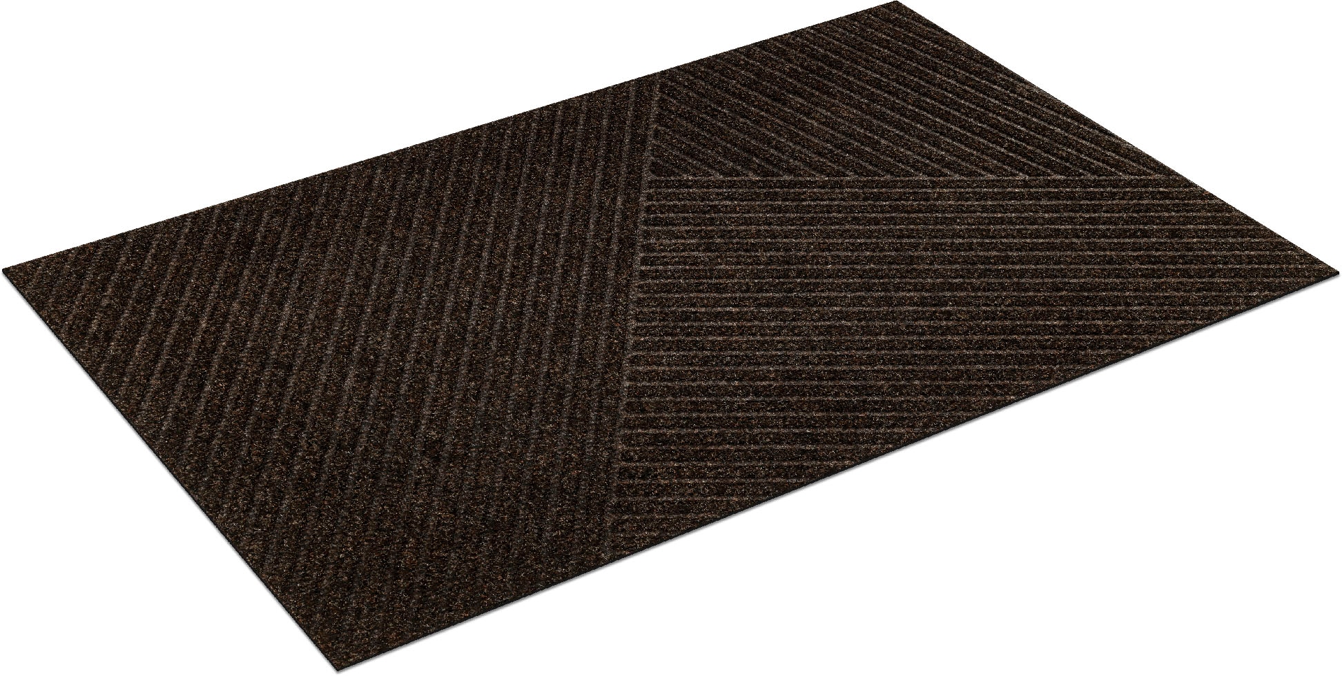 Image of wash+dry by Kleen-Tex Teppich "Stripes" rechteckig 8 mm Höhe dezentes Streifen Design, In- und Outdoor geeignet, waschbar