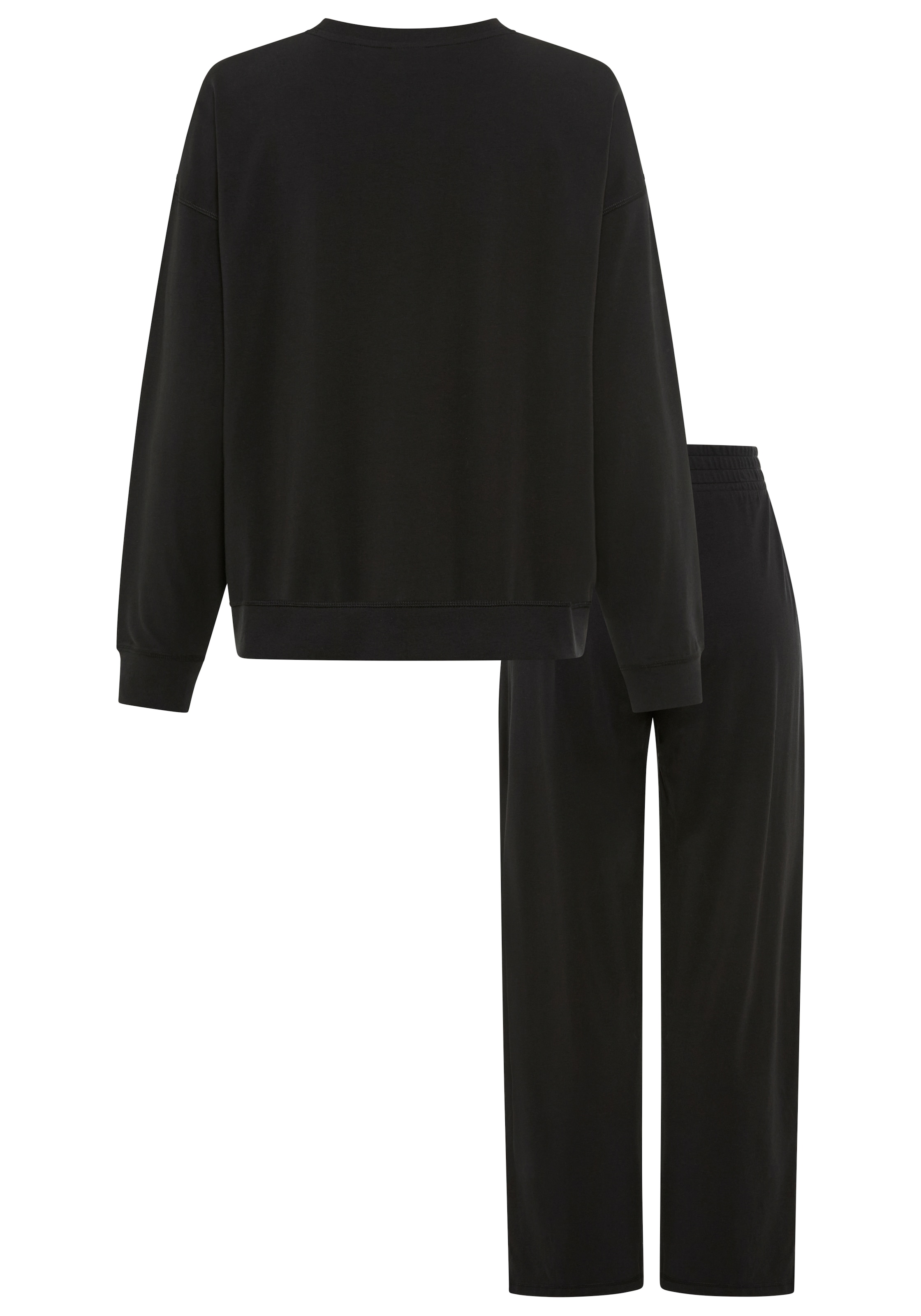 HUGO Underwear Pyjama Set, 2 Stk. tlg., Rundhalsausschnitt, Regular fit, Logo-Label