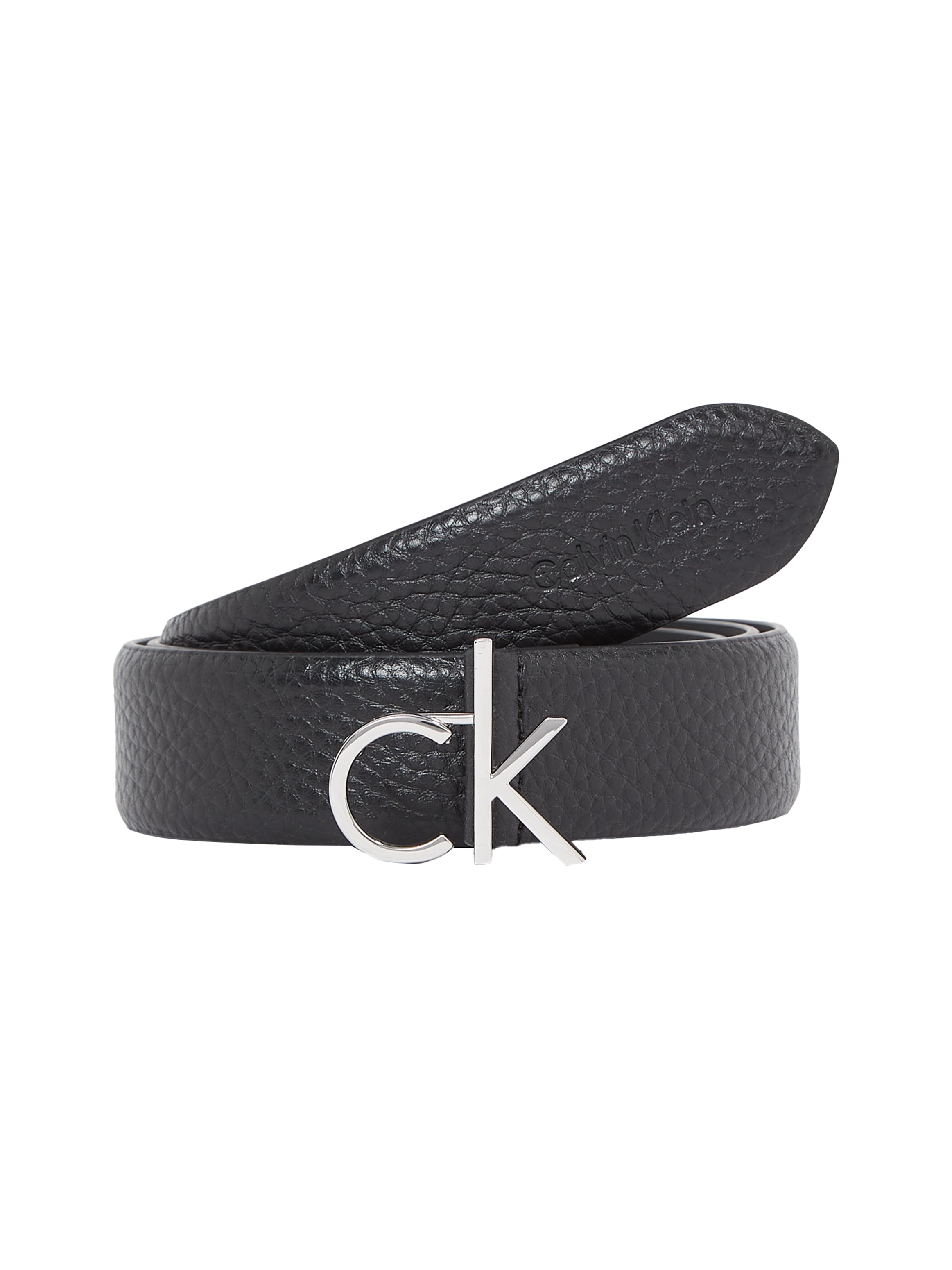 Calvin Klein Ledergürtel »CK LOGO BUCKLE BELT 3.0_PBL«, mit Logoprägung als Schliesse