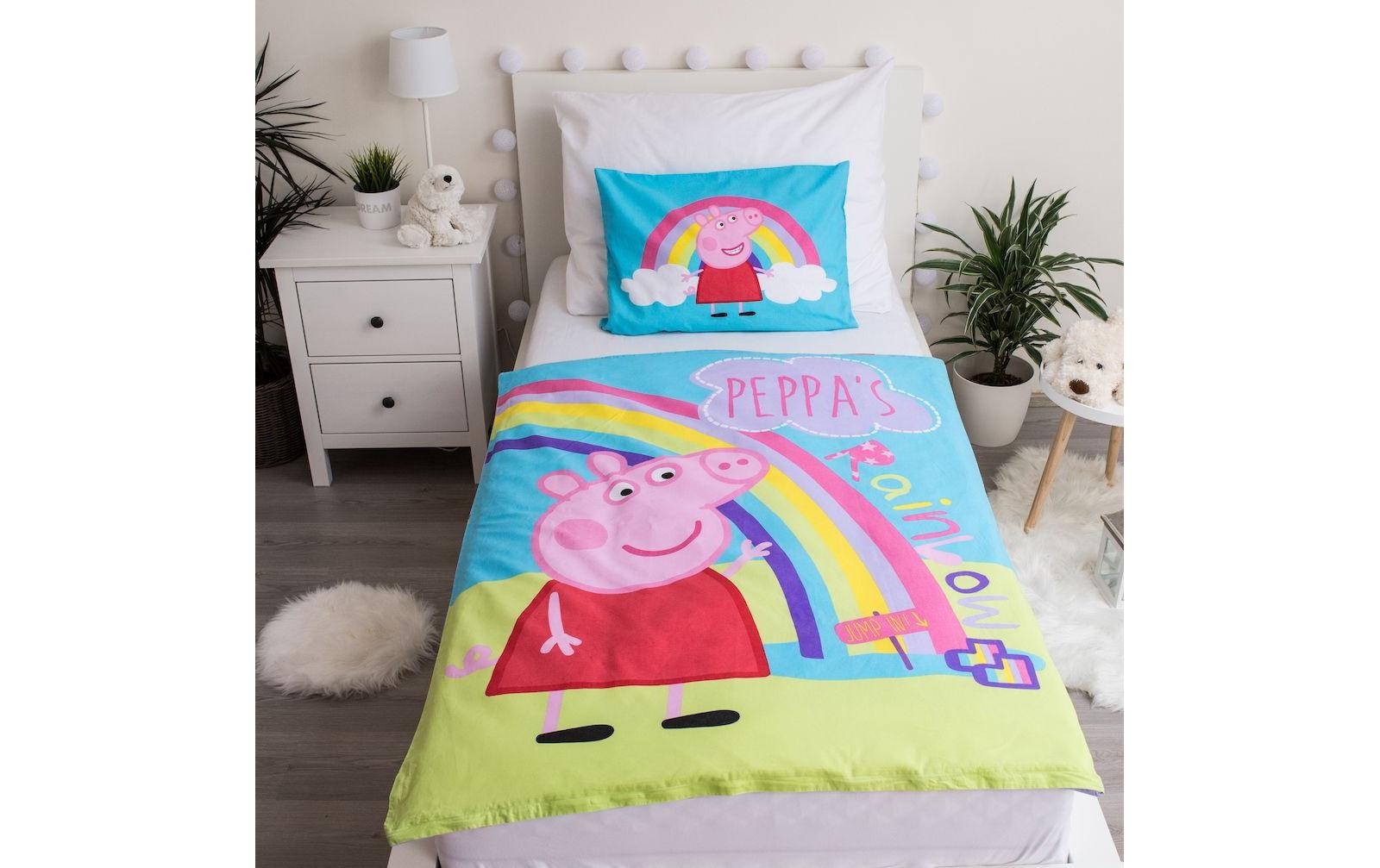 Kinderbettwäsche »Jerry Fabrics Peppa Pig PEP016 100 x 135 cm + 40 x 60 cm«