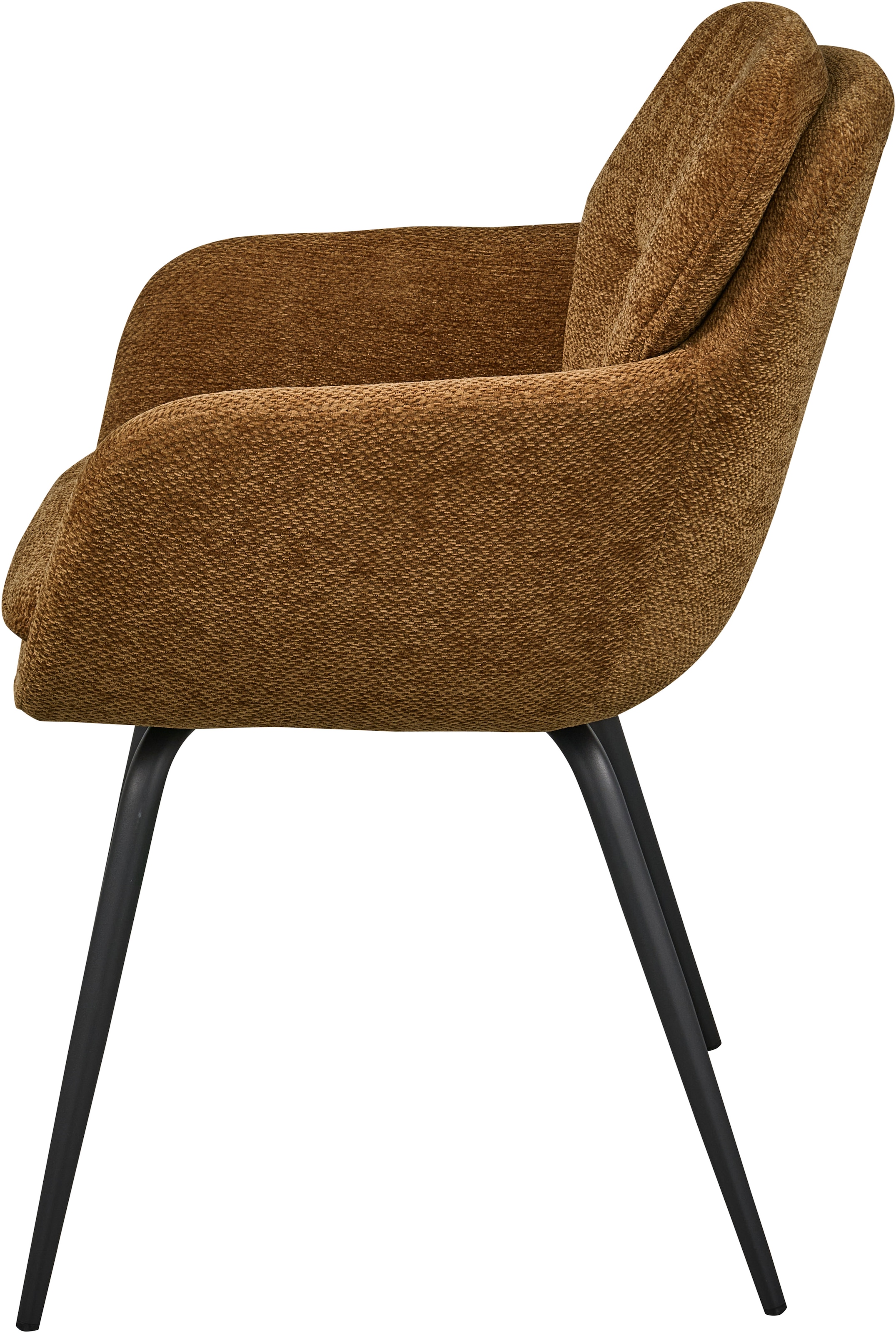 WOOOD Esszimmerstuhl »Runa Chenille-Bezug mit Metallgestell, H 82 x B 57 x T 59 cm« (Set) 2 Stk.(Set, 2 St)Tragkraft 120 kg, pfleigleicht Geringe Verschleissfestigkeit