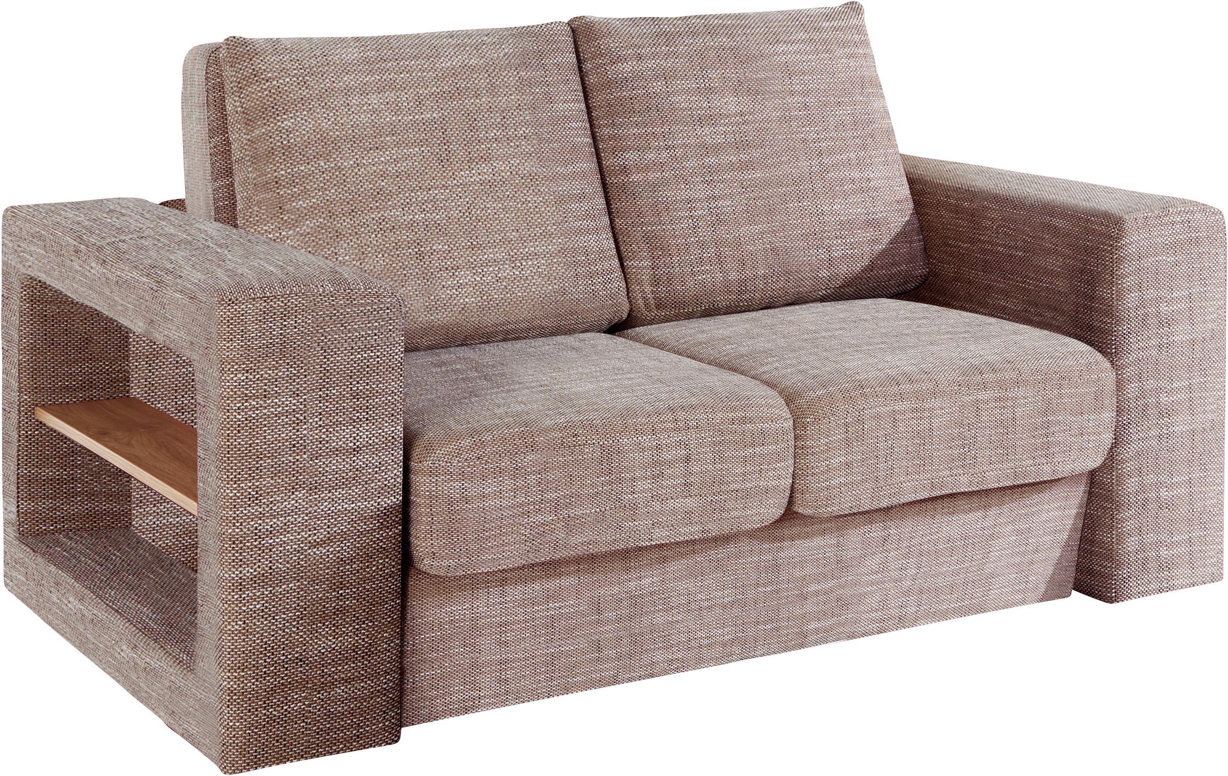 LOOKS by Wolfgang Joop 2-Sitzer »Looksvb«, Verwandlungssofa: aus Sofa wird Sofa mit 2 Hockern, mit Regalfunktion