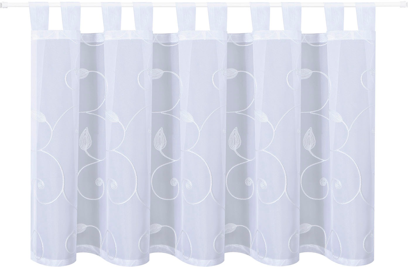 Image of Gerster Gardine »Yella«, (1 St.), Schlaufenpanneau bestickt bei Ackermann Versand Schweiz