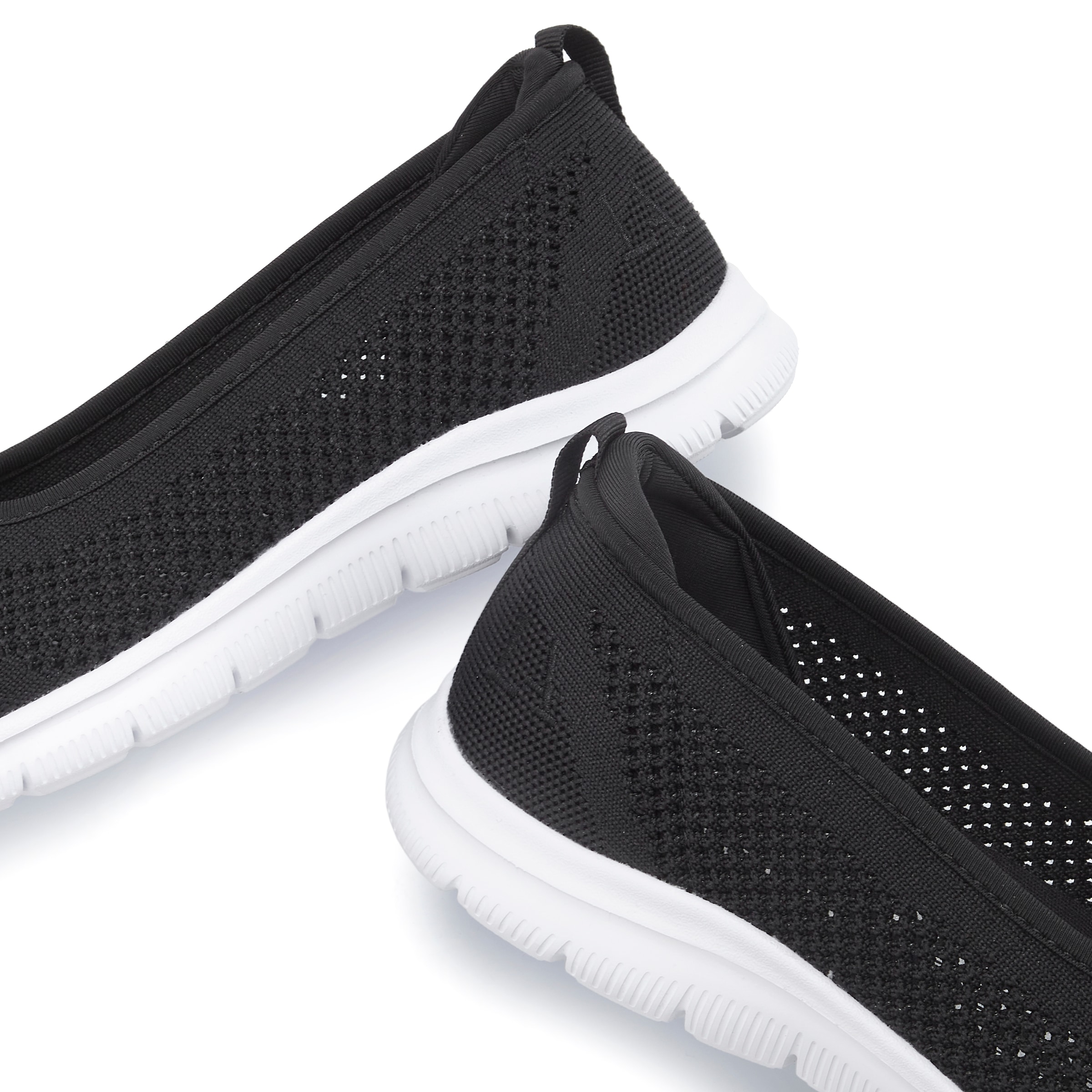LASCANA Sneaker Ballerinas, ultraleichter Slipper, Freizeitschuh zum Reinschlüpfen VEGAN
