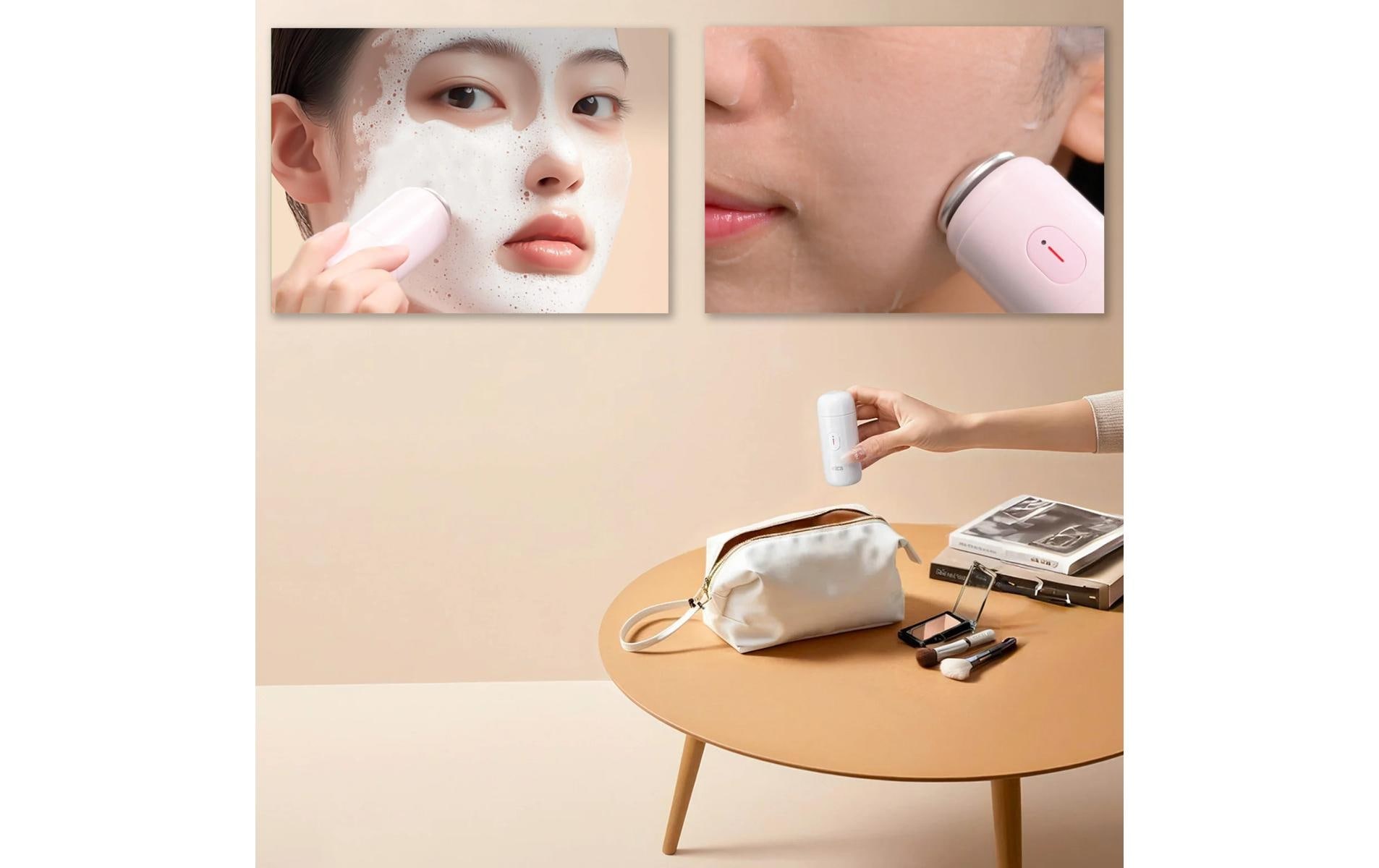   Elektrische Gesichtsreinigungsbürste »KiCA PureClear Rosa« Wasserschutz