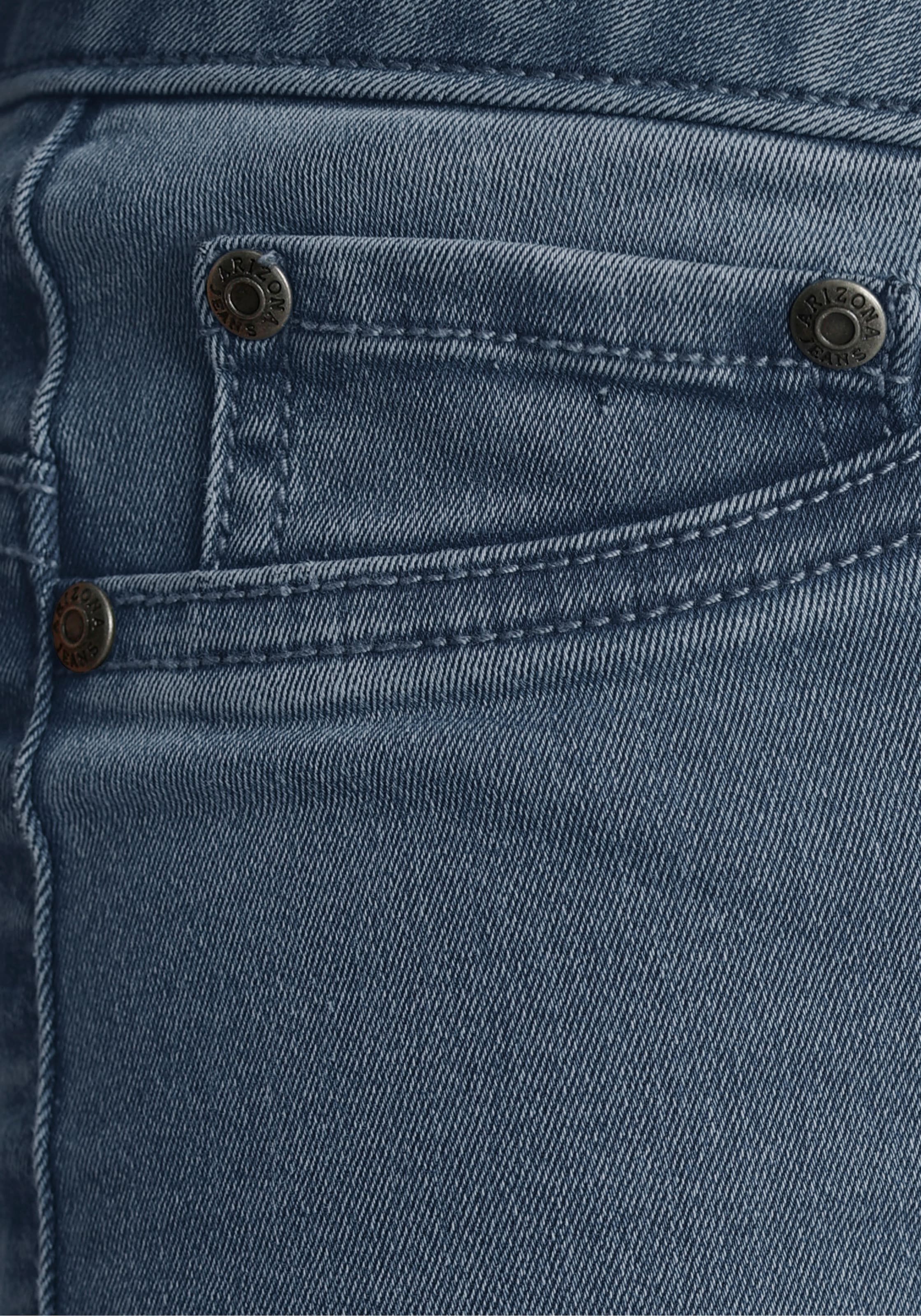 ♕ Arizona High bestellen Bootcut-Jeans versandkostenfrei Shapingnähten Stretch«, »Ultra Waist mit