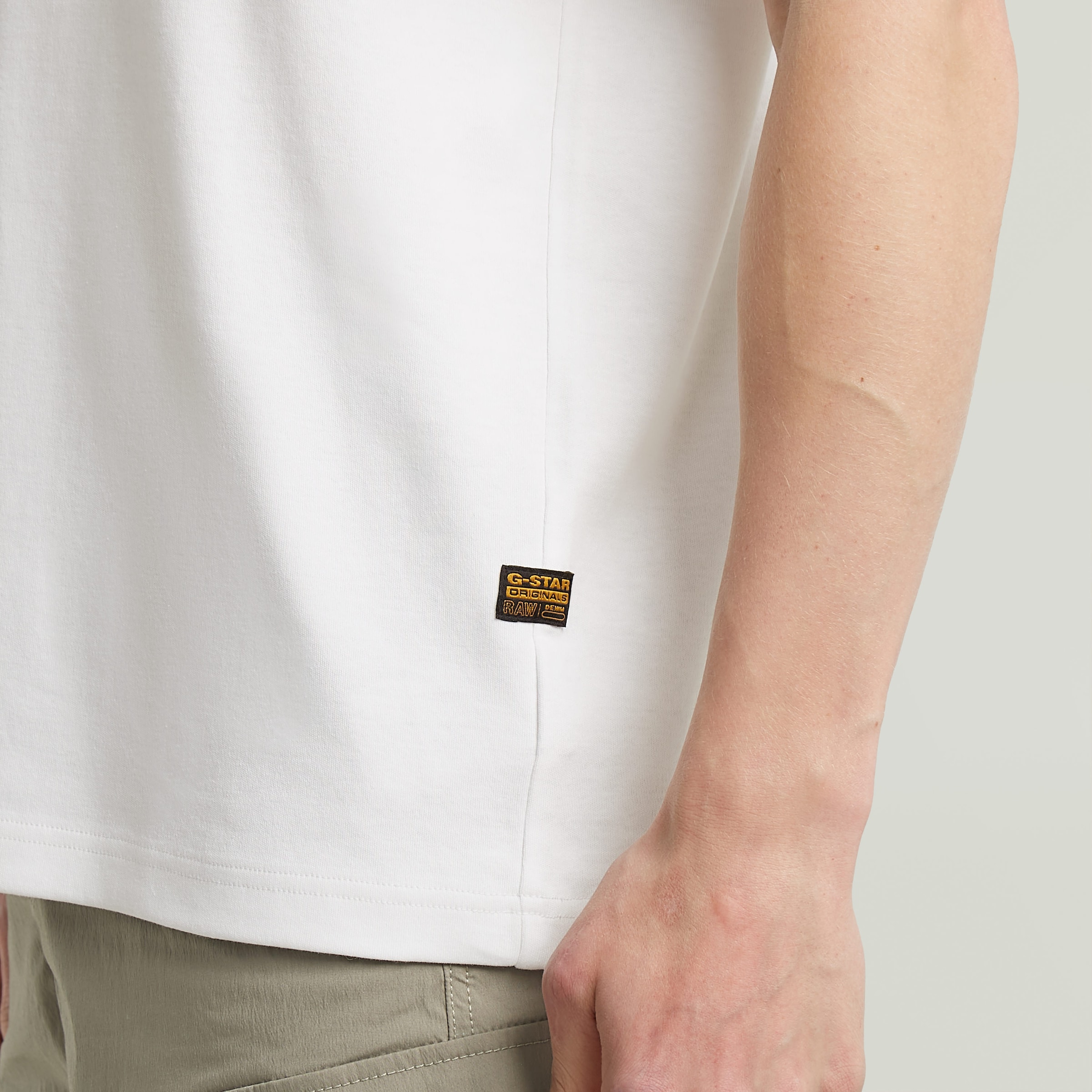 G-STAR T-shirt »Chest Logo« Rundhals, Regular Fit