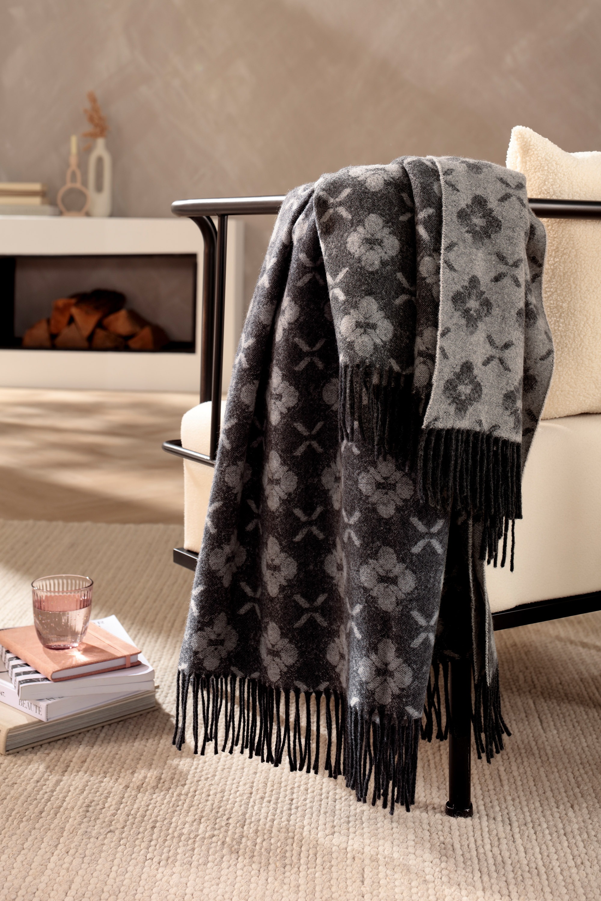 Biederlack Wohndecke »Plaid Primo« Kaschmir-Wolle-Mix