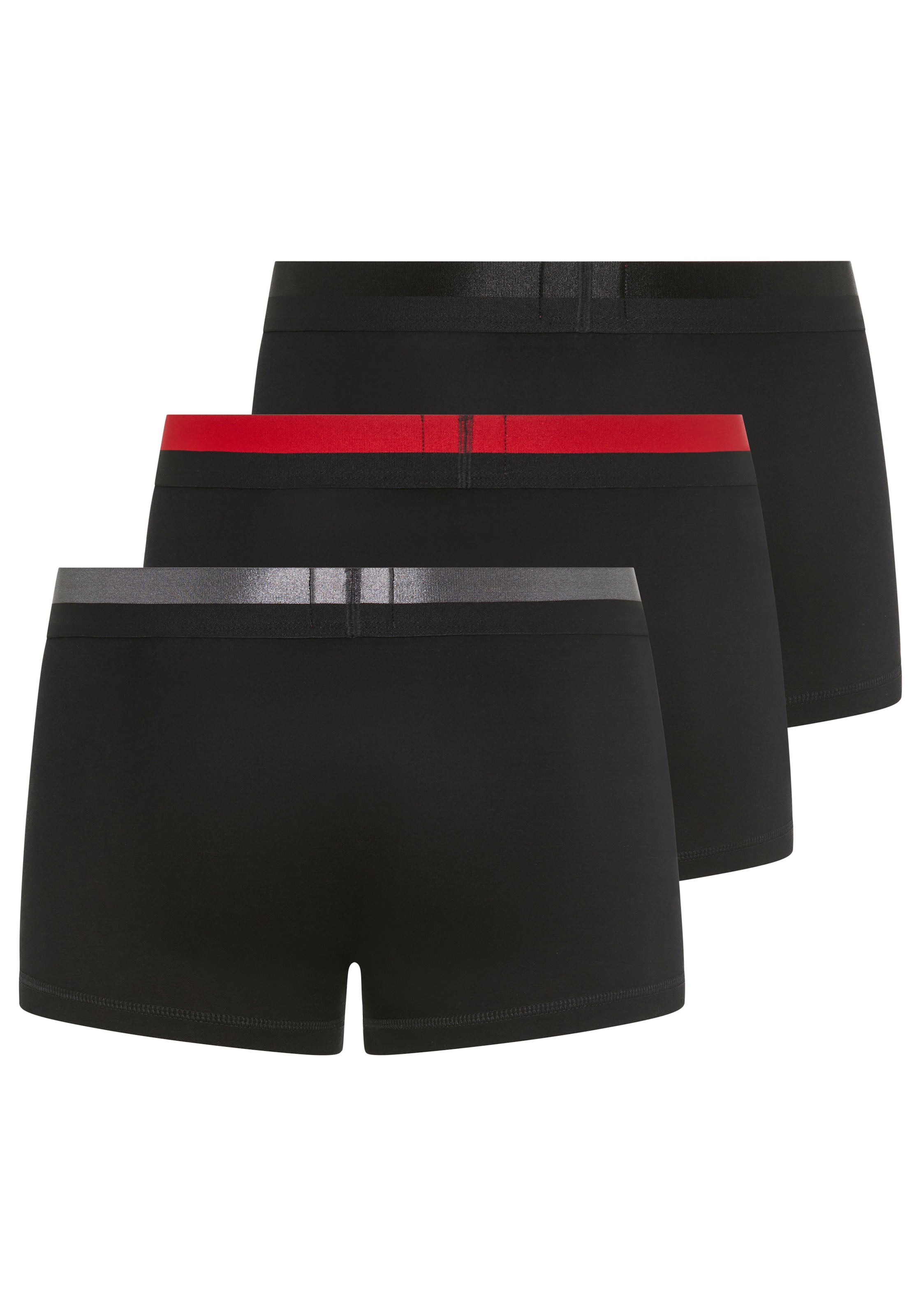 HUGO Underwear Boxershorts »TRUNK TR. SPLIT LOGO« 3 Stk. enganliegend, kurzes Bein