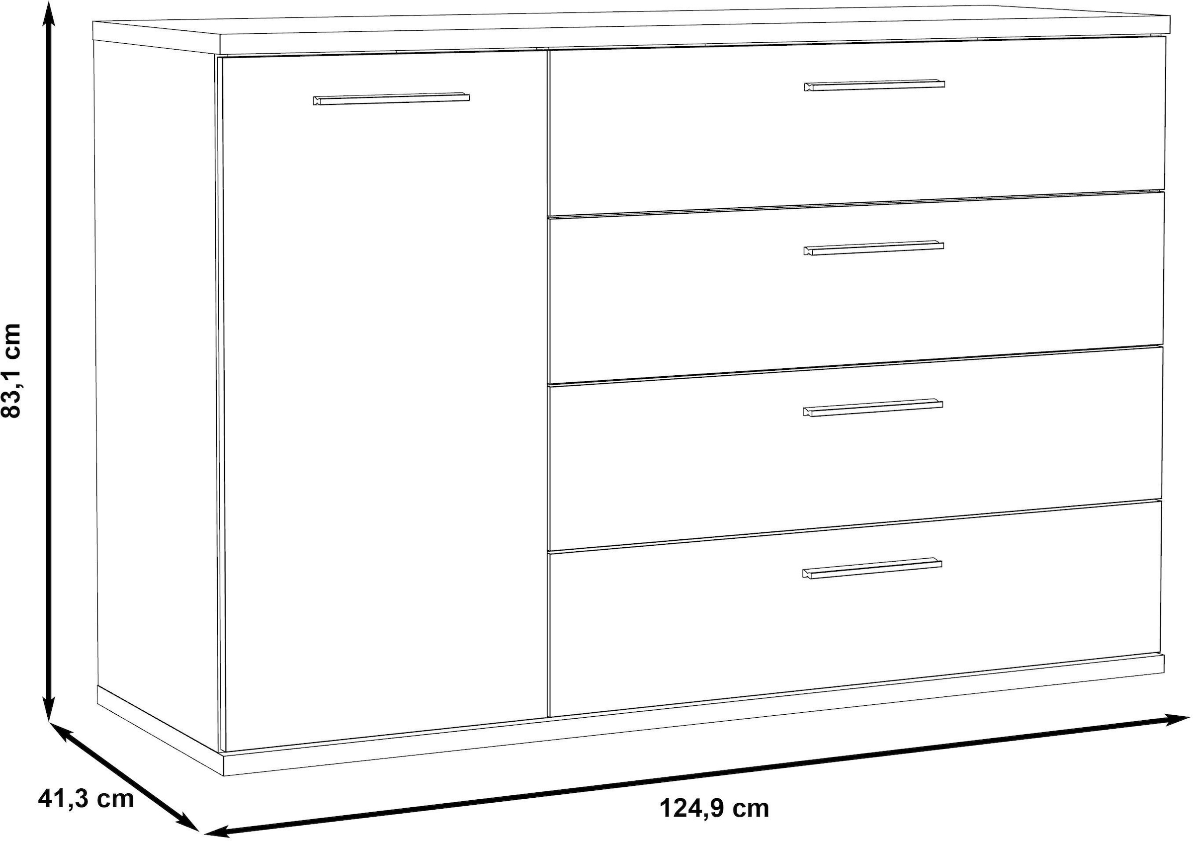 FORTE Commode combinée »Jacky«