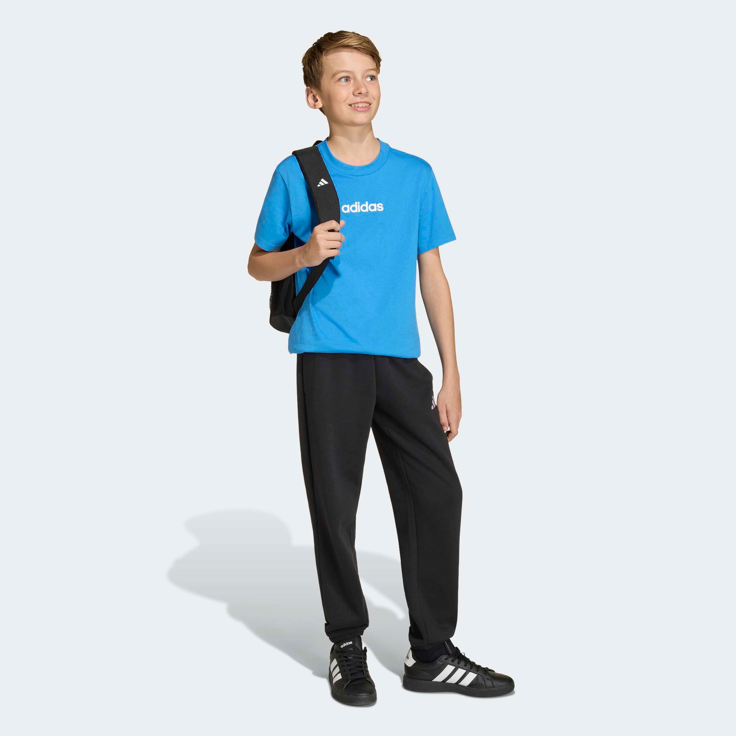 adidas Sportswear T-shirt »ESSENTIALS KIDS« Pour enfants, col rond, sans fermeture, en coton