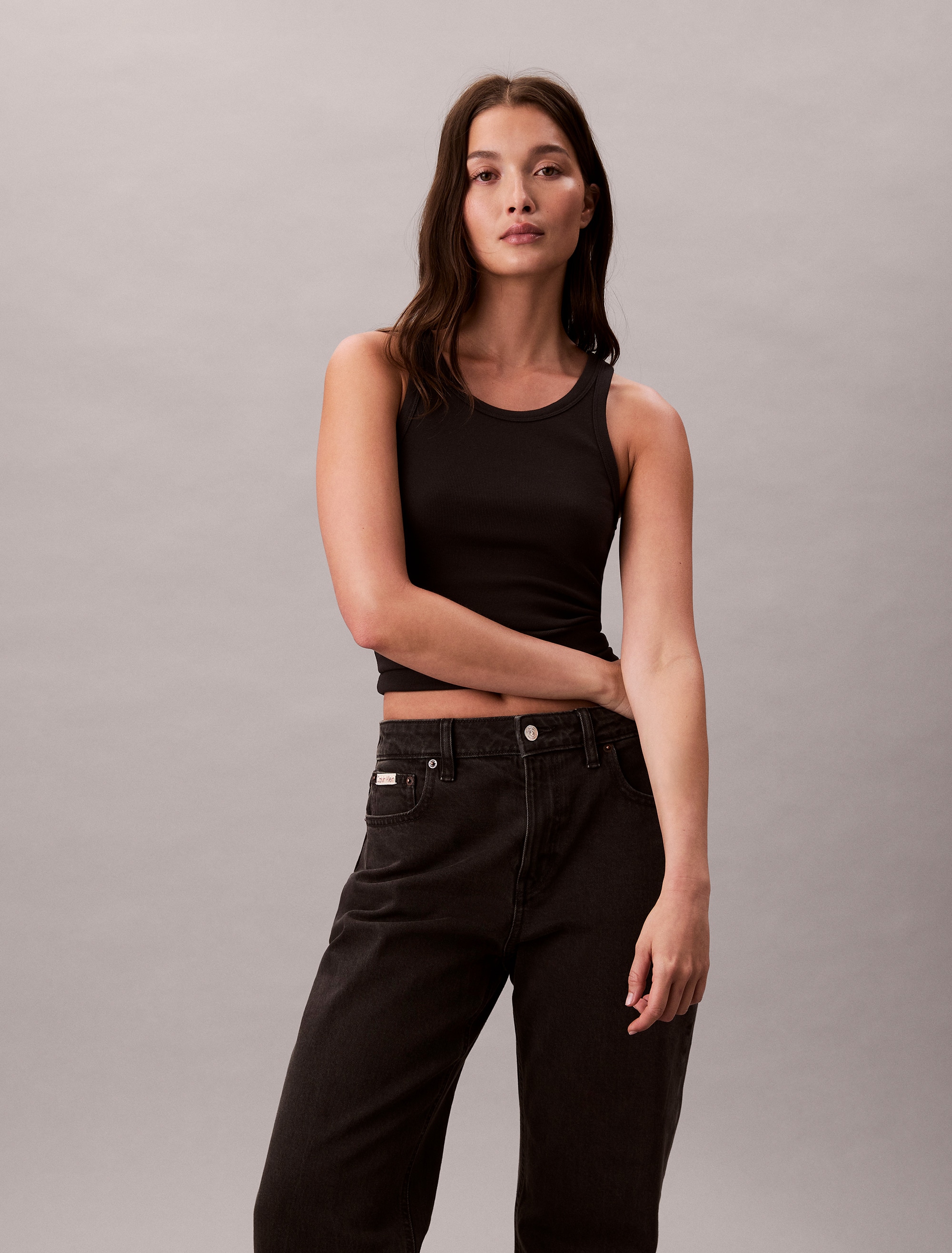 Calvin Klein Jeans Jeans droit »HGH RS STRGHT CK ESS« Mit Gürtelschlaufen