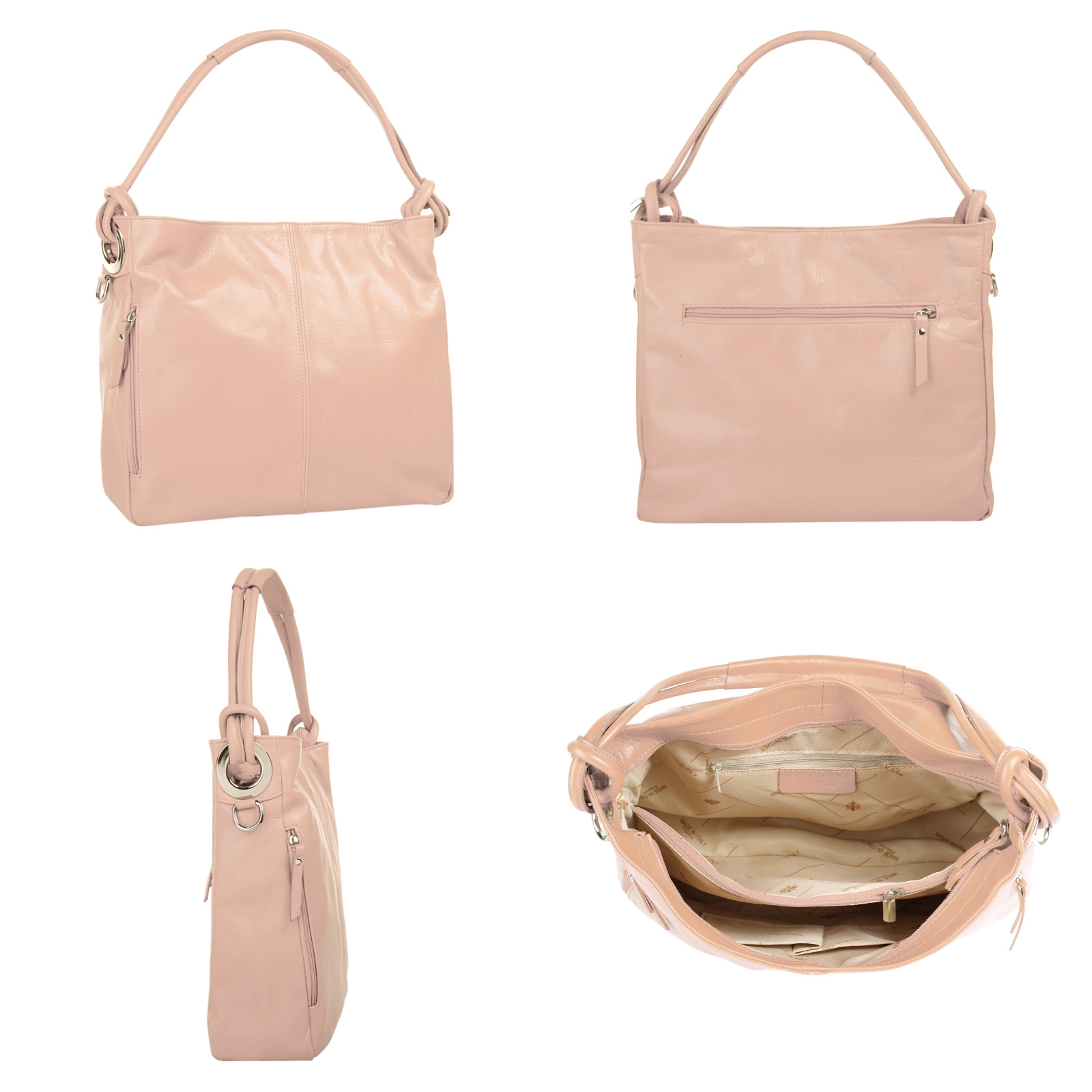 Samantha Look Shopper, echt Leder, Made in Italy