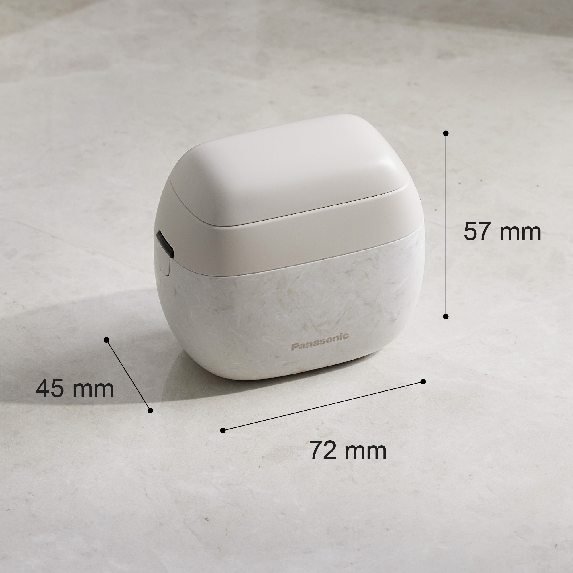 Panasonic Rasoirs électriques »ES-PV6B-W803« Kompakt, 5 Edelstahlklingen, USB-Laden (Typ-C), Bartdichten-Sensor+