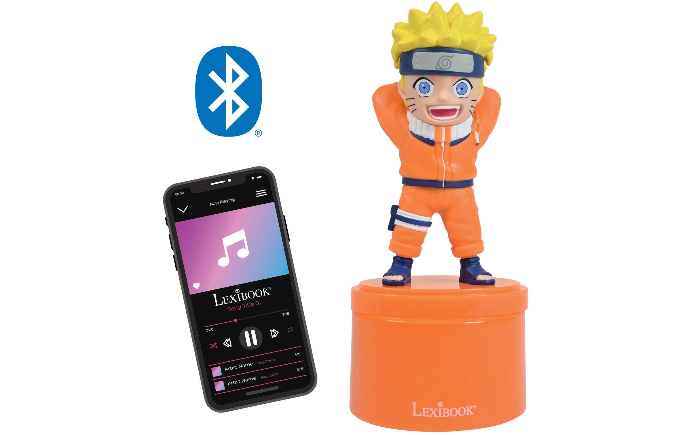 Lexibook® Veilleuse »Naruto Bluetooth«