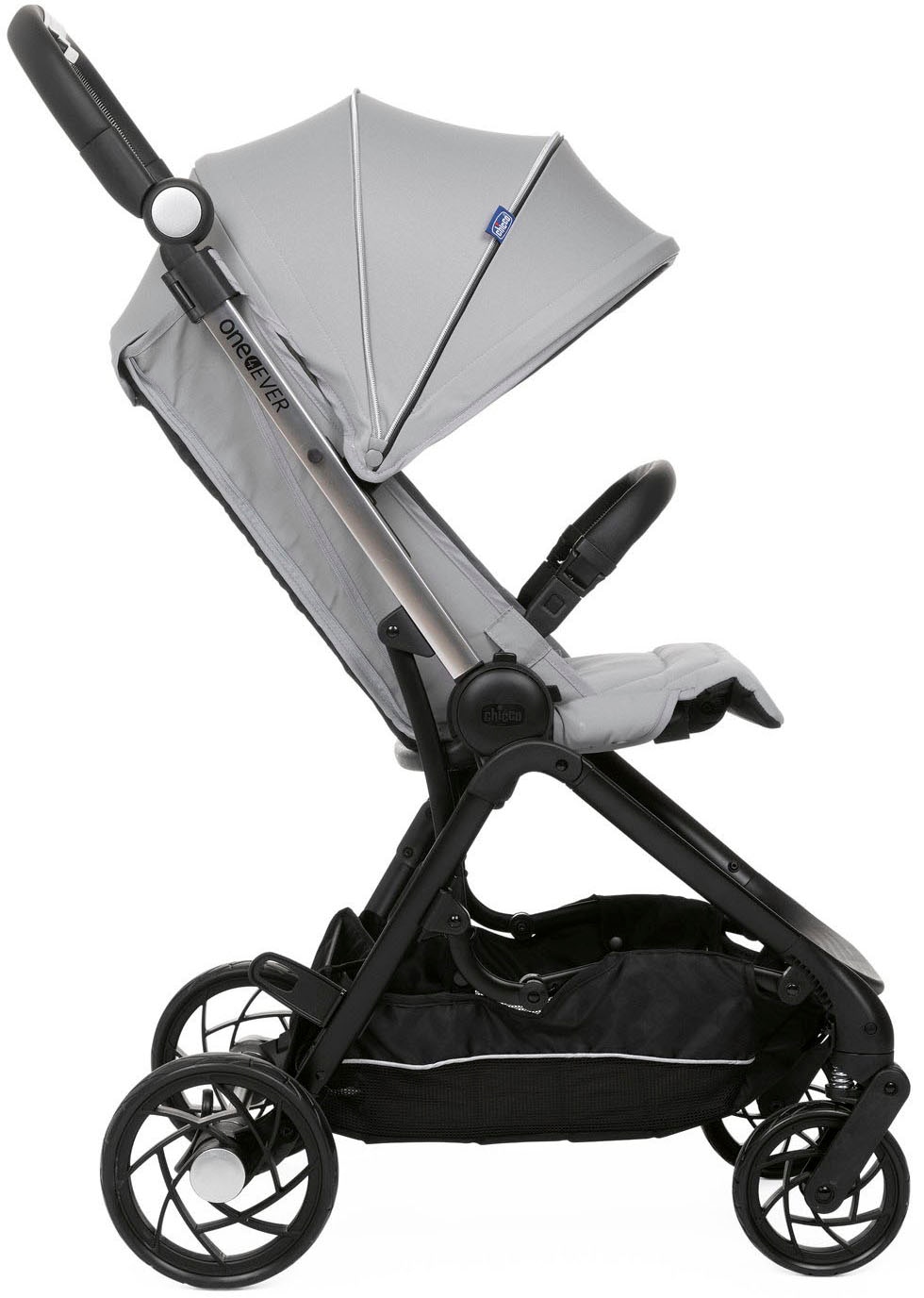 Chicco Kombi-Kinderwagen »Kinderwagen One4ever, silverleaf«, mit zwei Sitzen