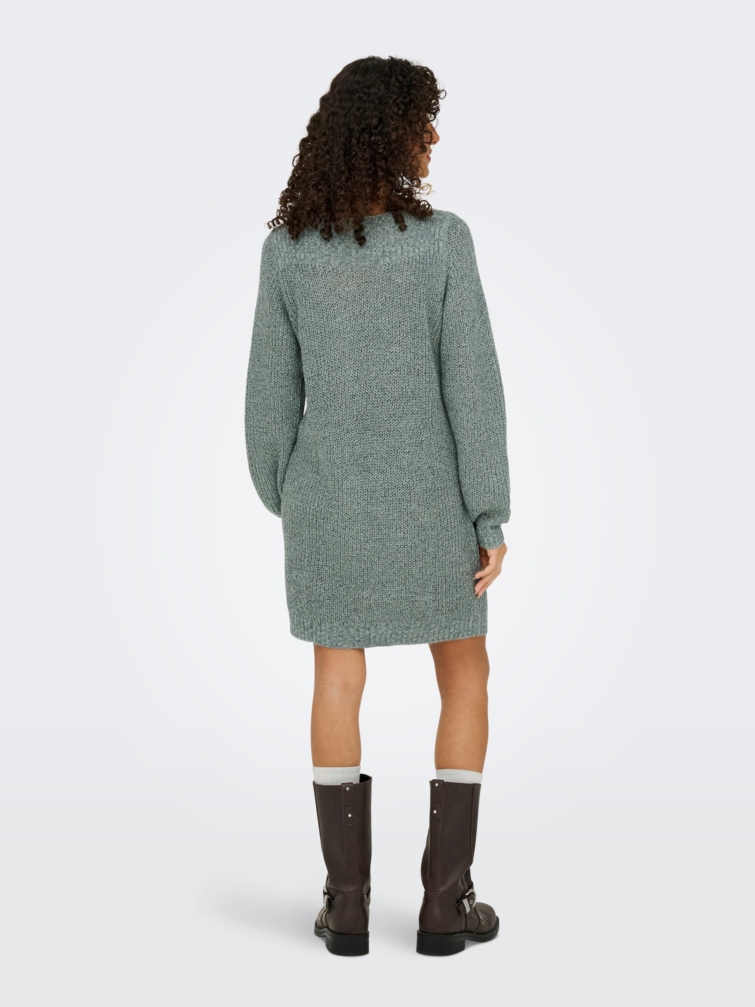 JDY Mini-robe »JDYWHITNEY MEGAN L/S BOAT DRESS KNT NOOS« Sommerkleid