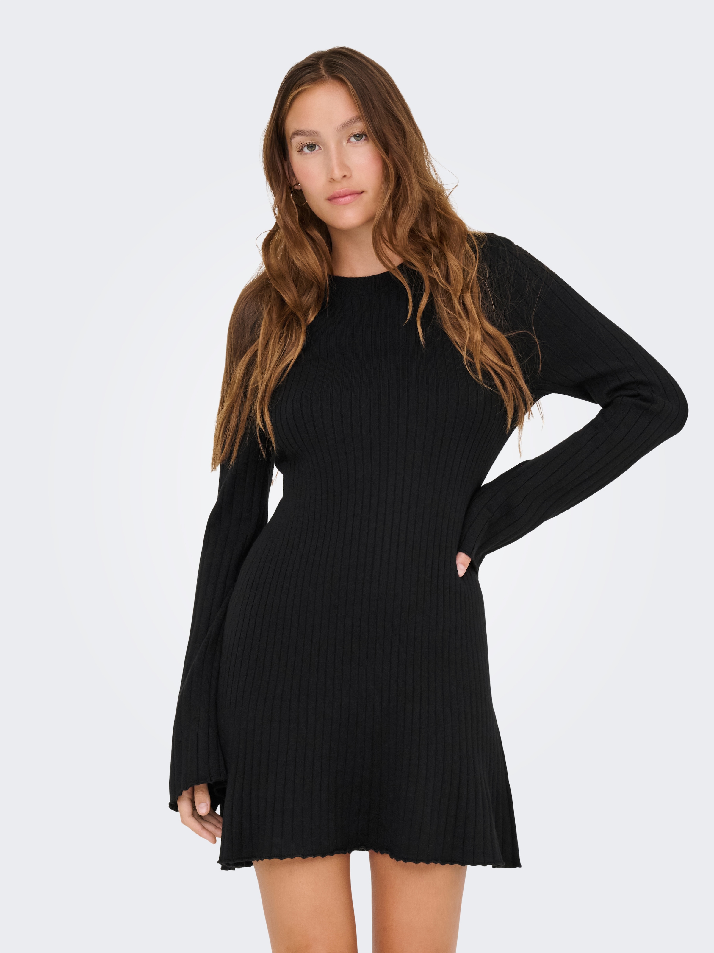 Image of ONLY Minikleid "ONLMICHELLA LS O-NECK DRESS KNT" Sommerkleid