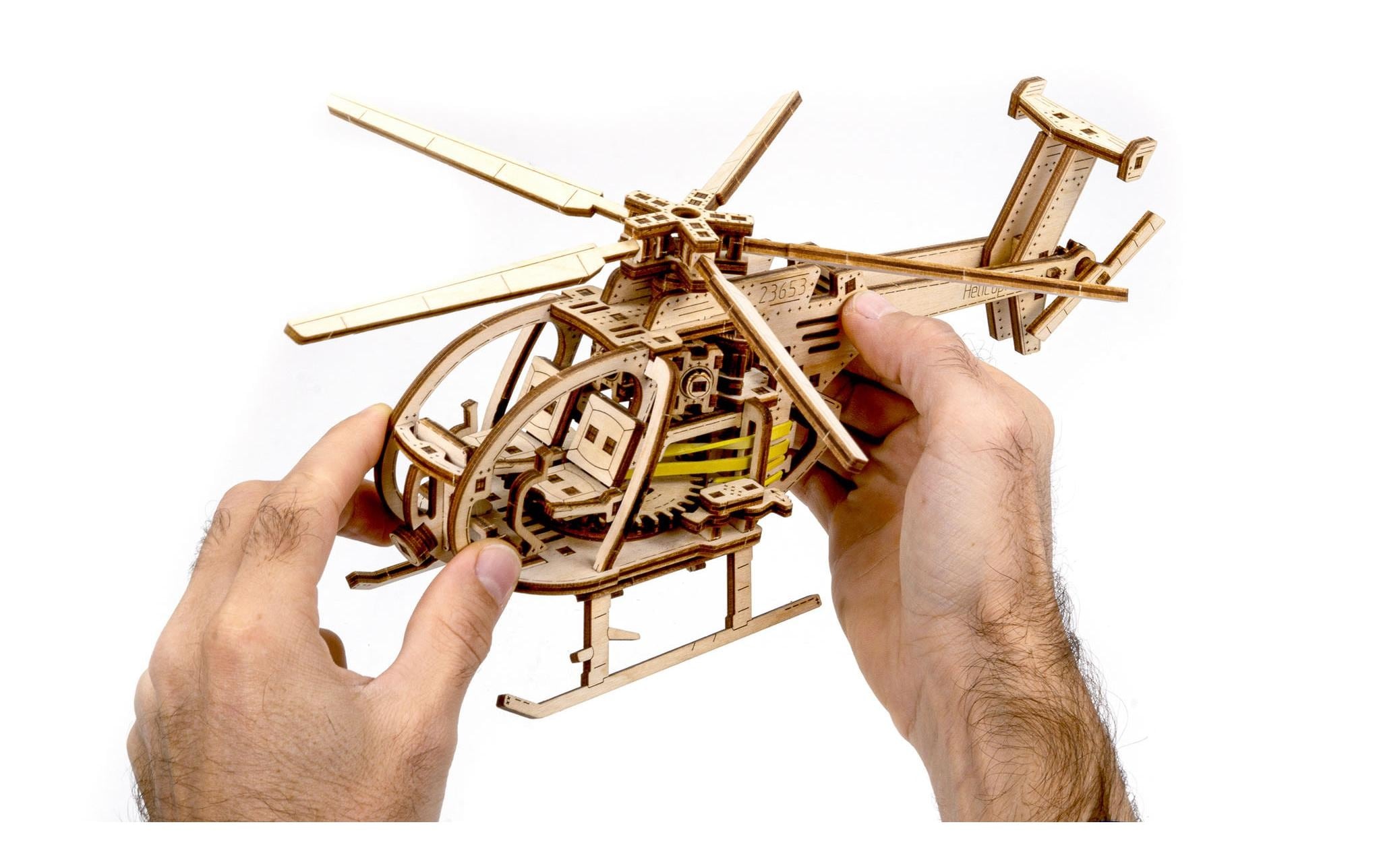 Revell® Kit de modèles réduits »Tiny Adventures – Helicopter Holzbausatz« 173 cuis tlg.