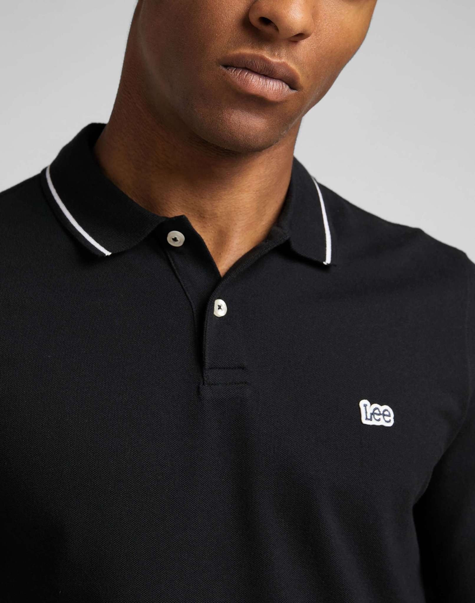 Lee® Langarmshirt »Poloshirt Pique«