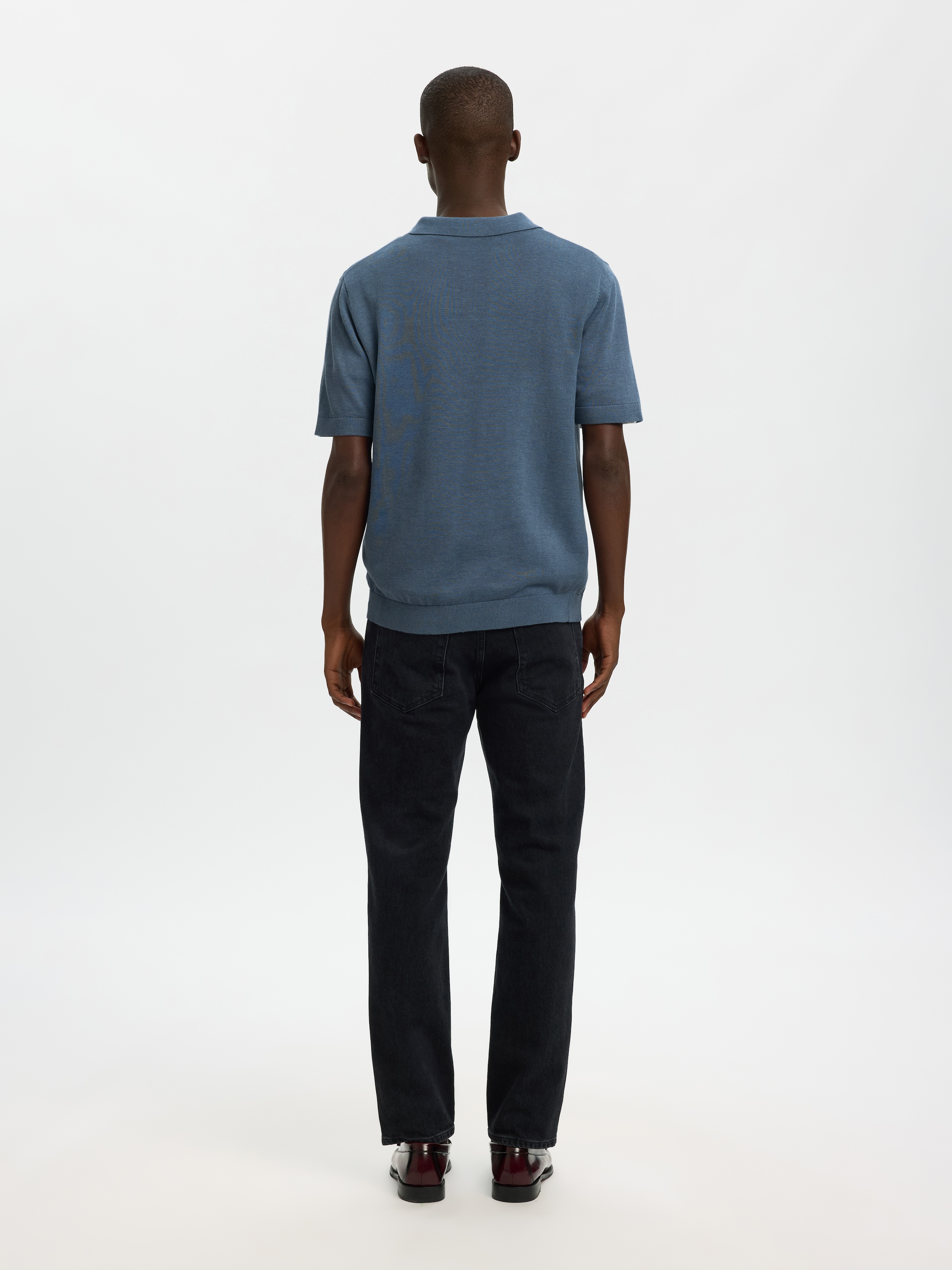 SELECTED Polo »SLHMATTIS SS KNIT SUN OPEN POLO NOOS«