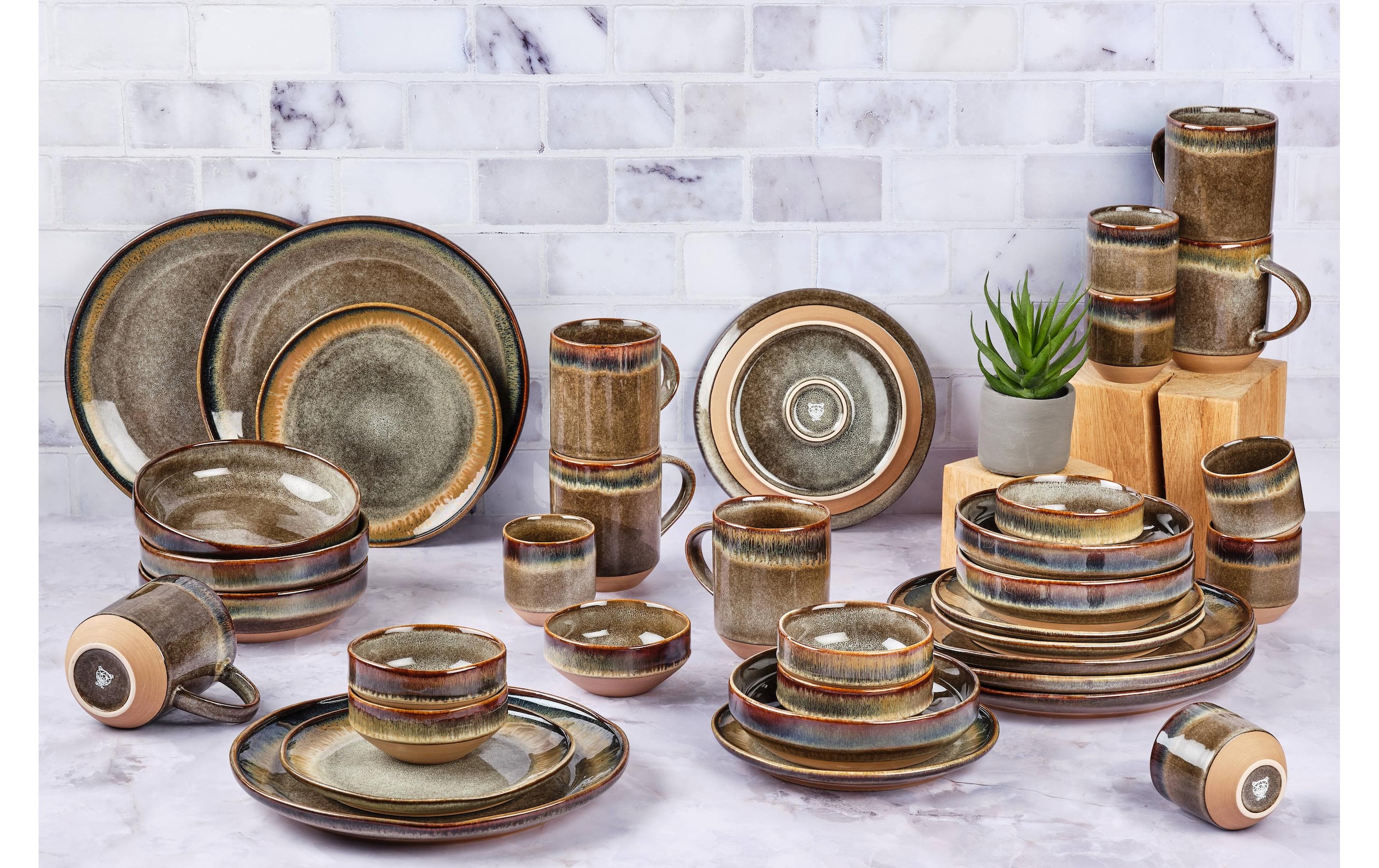   Set de vaisselle »Björn Genesis 1 Stück,Basalt Gray«