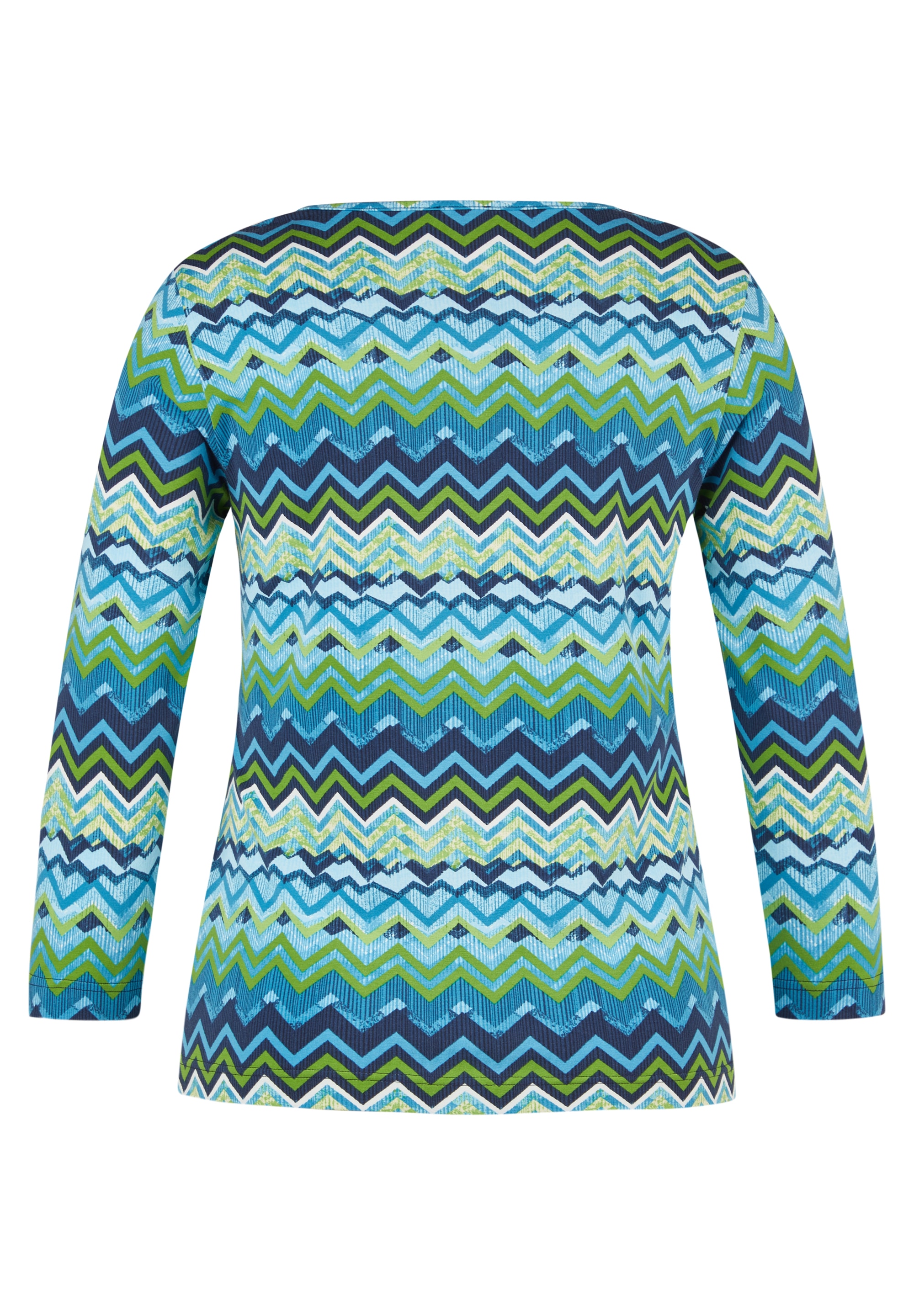 Rabe 3/4-Arm-Shirt mit grafischem Muster