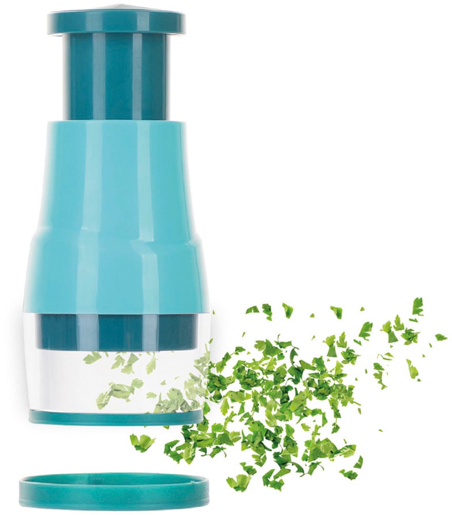 Genius Gemüseschneider »Genius Minis, Kombi-Set inkl. Edelstahl-Schüsseln, Set 19-tlg.« 3 Schüsseln mit Deckel, Multihacker, Multischneider, Spiralschneider