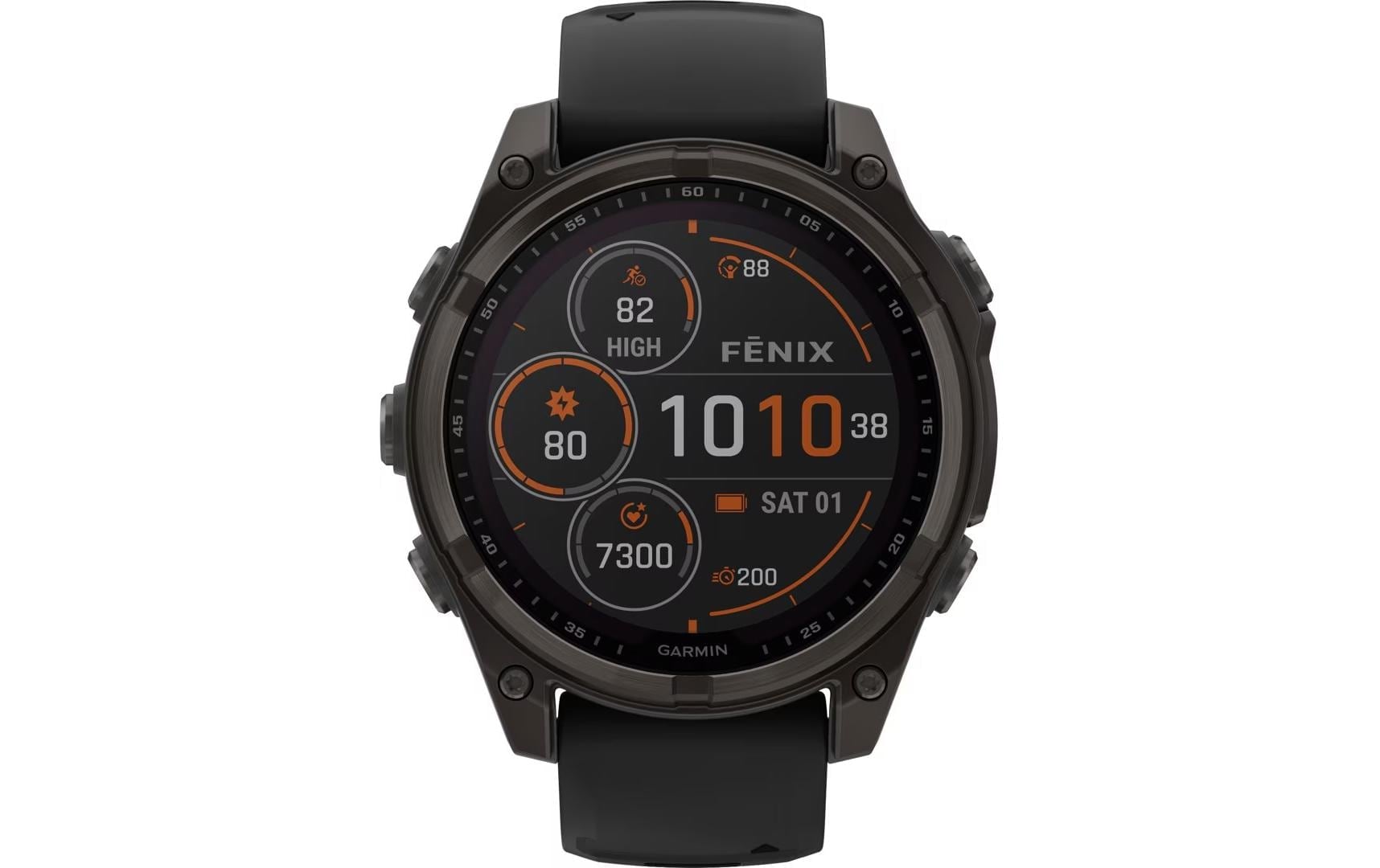 Garmin Smartwatch »Fenix 8 Solar Sapphire«(/ 1,3 ″)