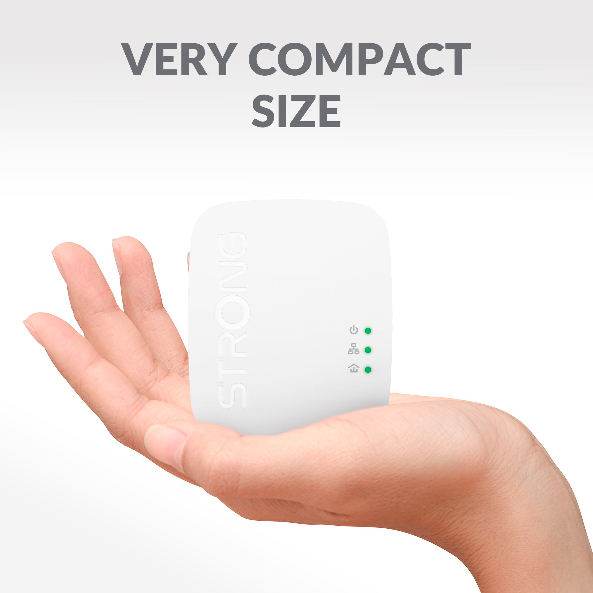 Strong Reichweitenverstärker »Powerline MINI 1000 Mbit/s Set (3 Einheiten)«, (3 St.)
