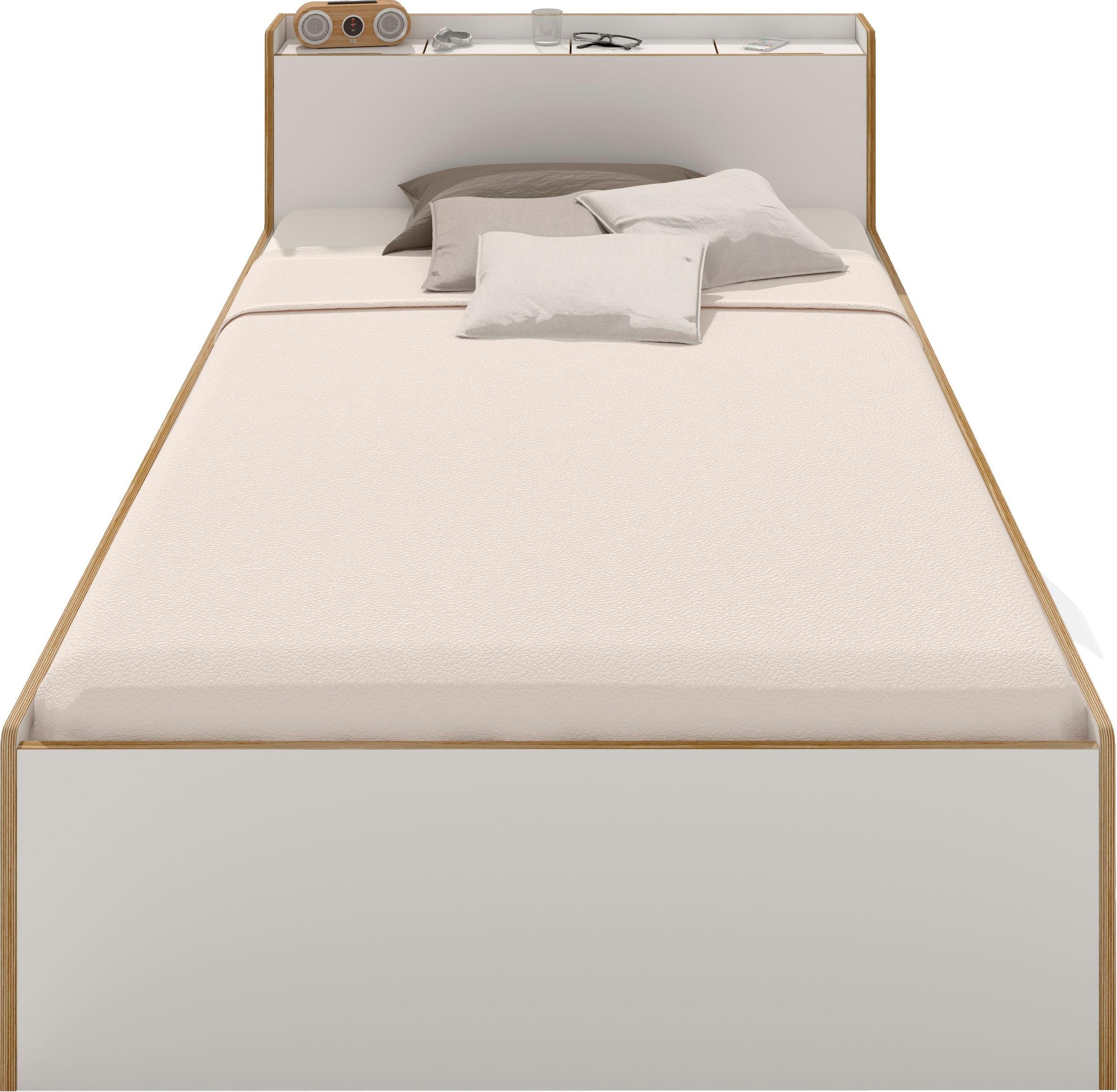 Müller SMALL LIVING Bett »NOOK«, in zwei Breiten, Design by Michael Hilgers