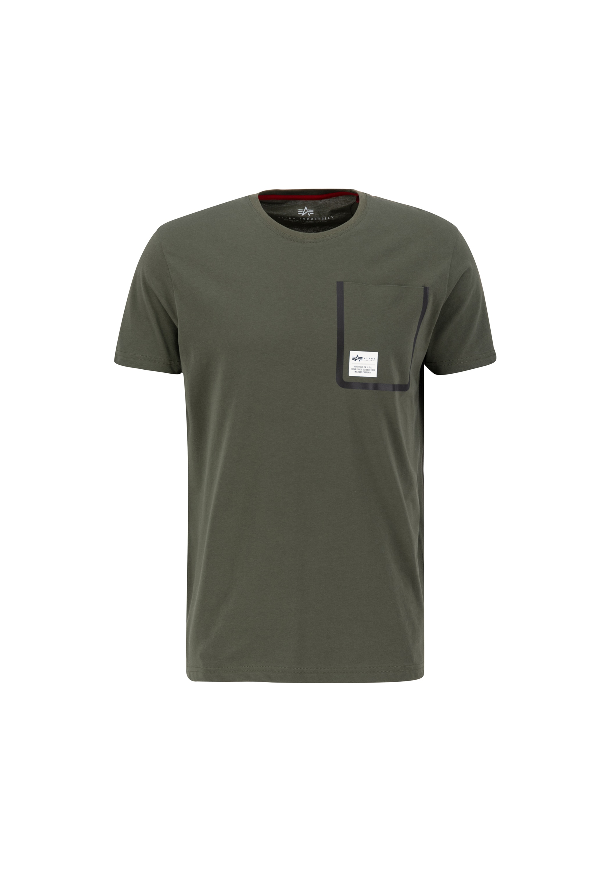 Alpha Industries T-Shirt »Alpha Industries Men - T-Shirts Label Pocket T«