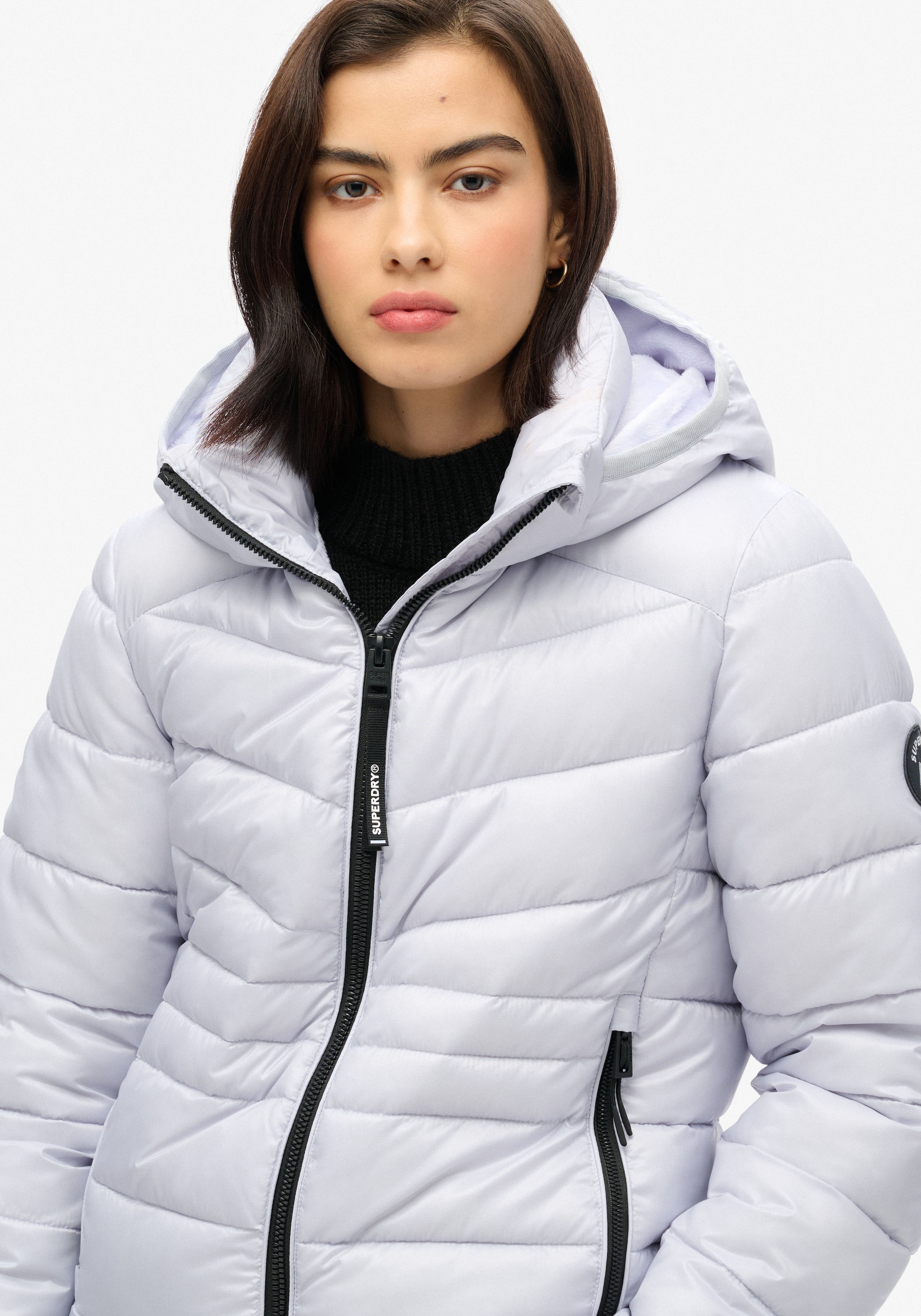 Superdry Steppjacke »HOODED FUJI QUILT PADDED JKT«, mit Kapuze