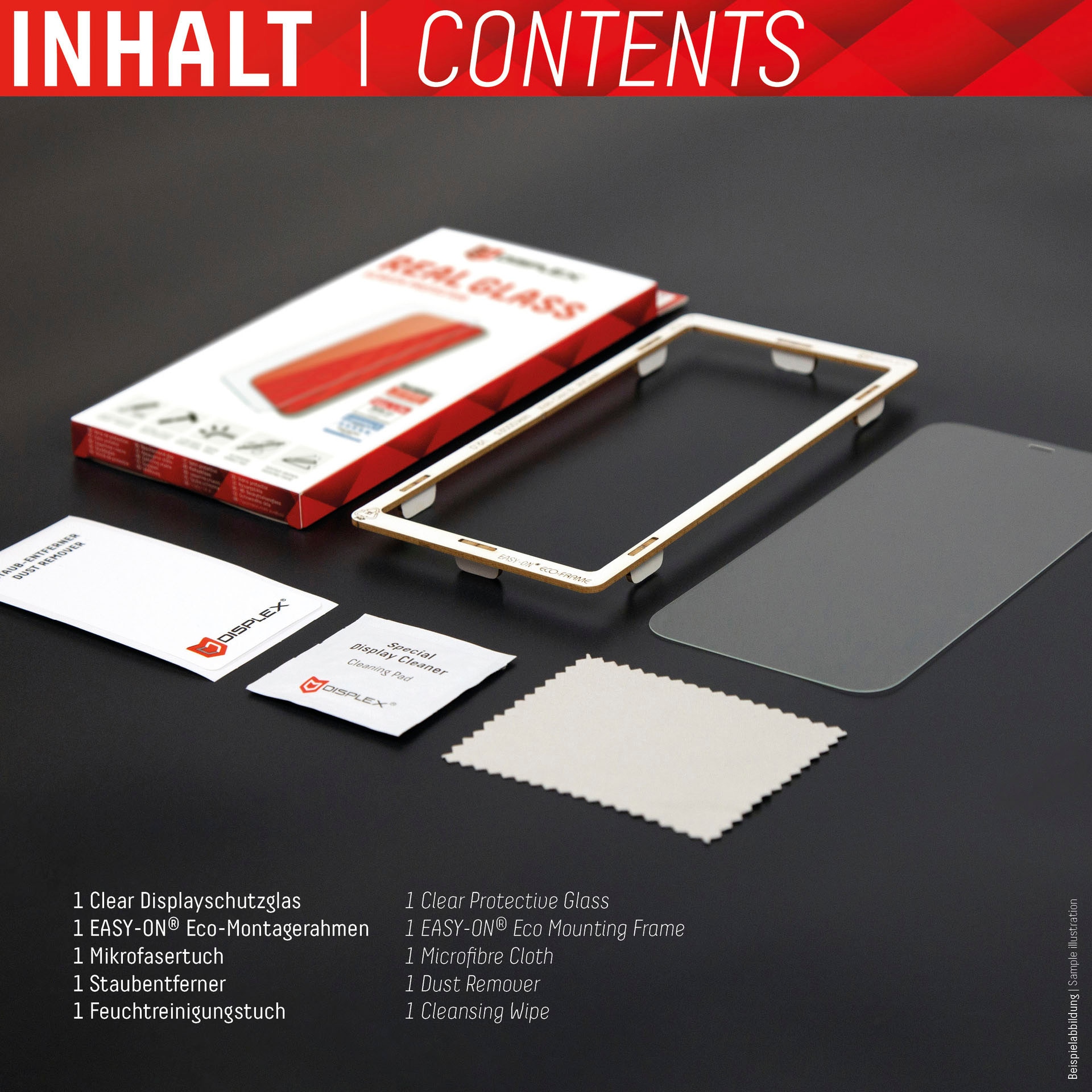 Displex Displayschutzglas »Real Glass - iPhone 14« für Apple iPhone 13/13 Pro;Apple iPhone 14;Apple iPhone 16e