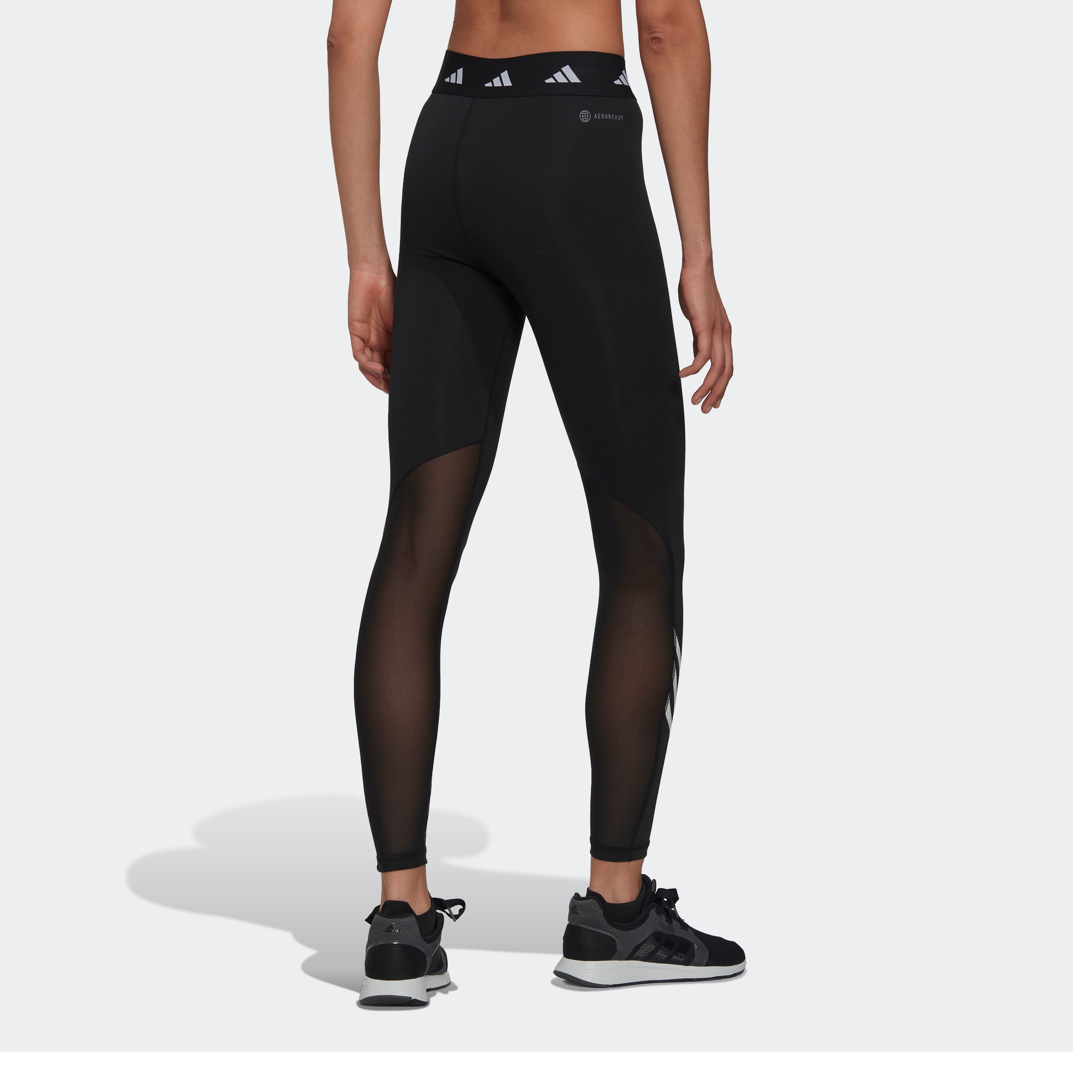 Trainingstights »TECHFIT 3STREIFEN TIGHT«, (1 tlg.)