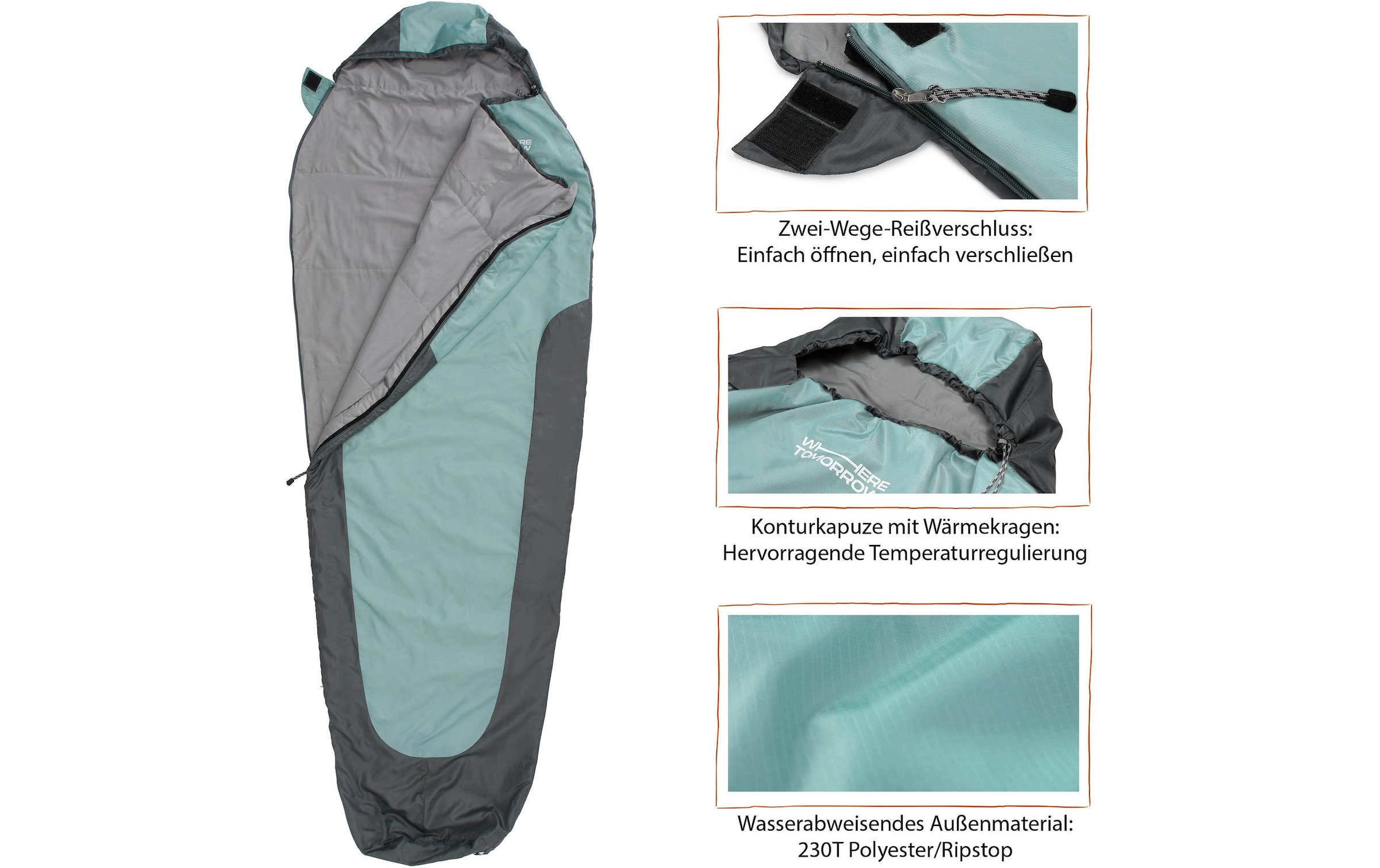 Schlafsack »Where tomorrow ultraleicht Polyester«