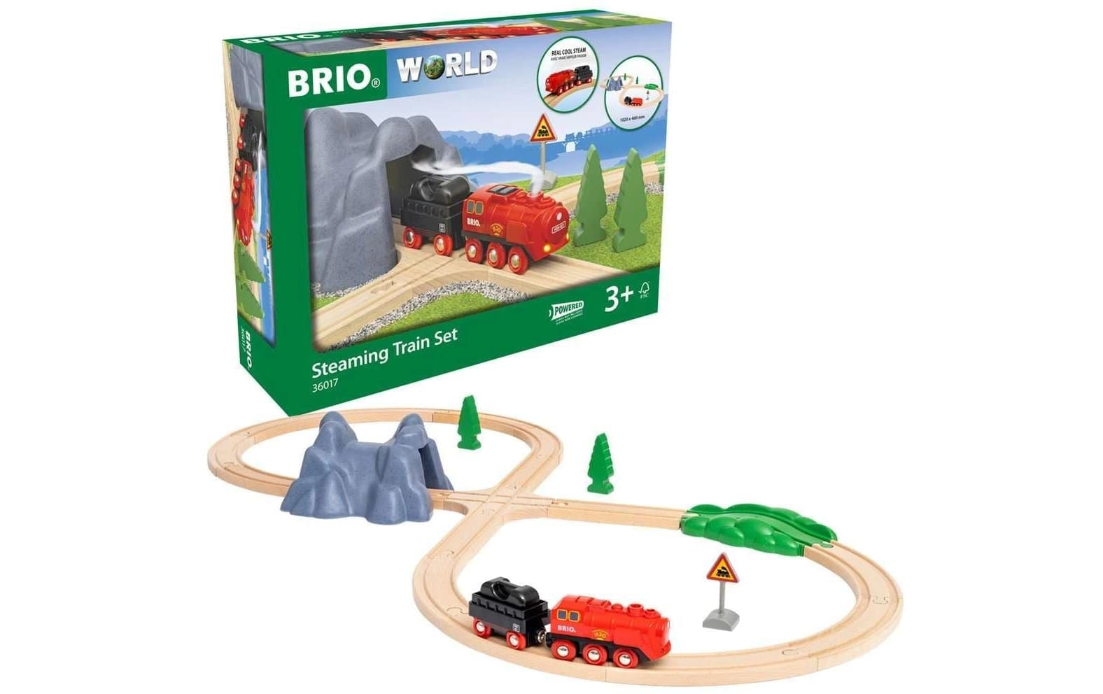 BRIO® Kit de train jouet »BRIO Batterie-Dampflok Set«