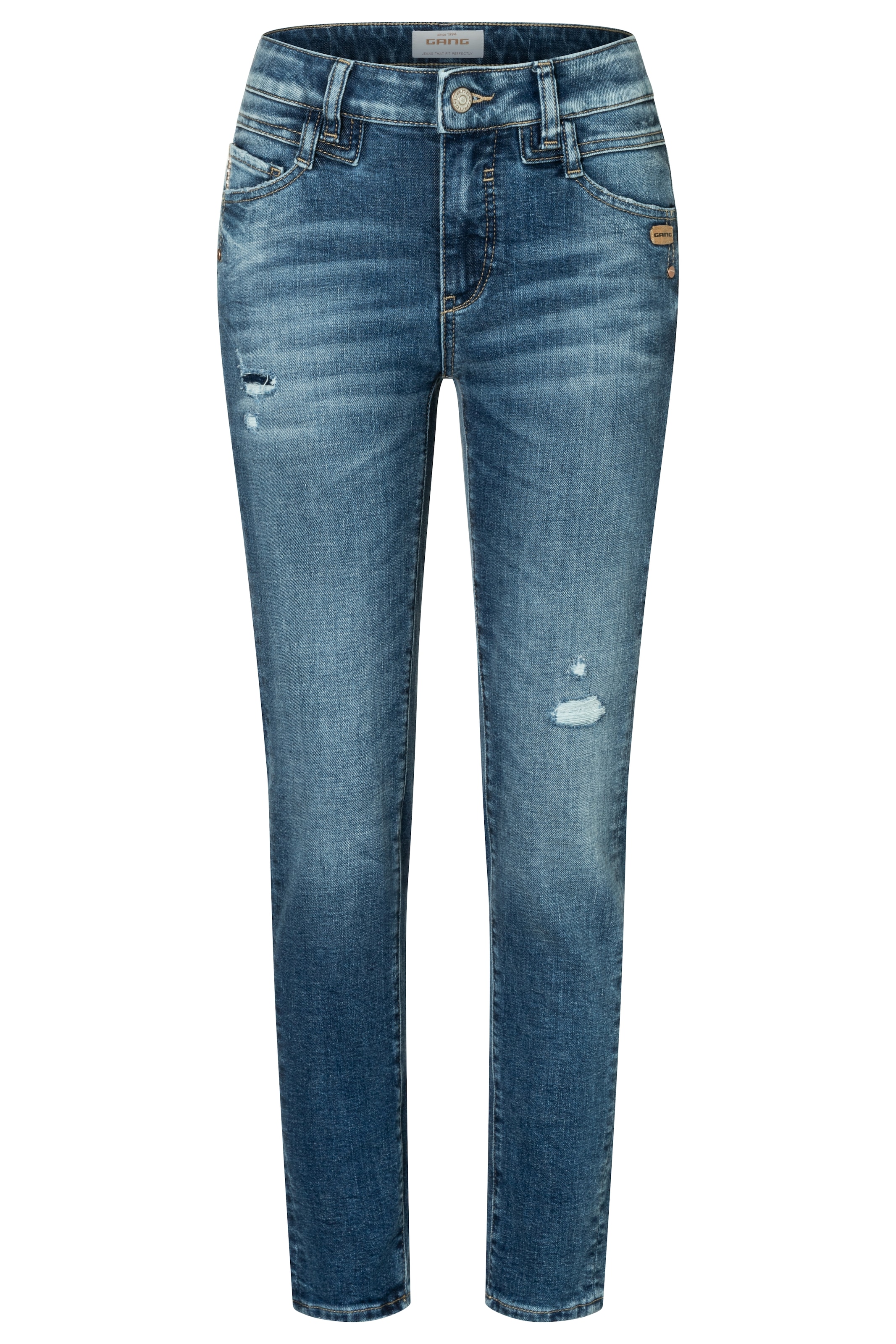 GANG Relax-fit-Jeans »94ANNA« mit doppelten Gürtelschlaufen vorne