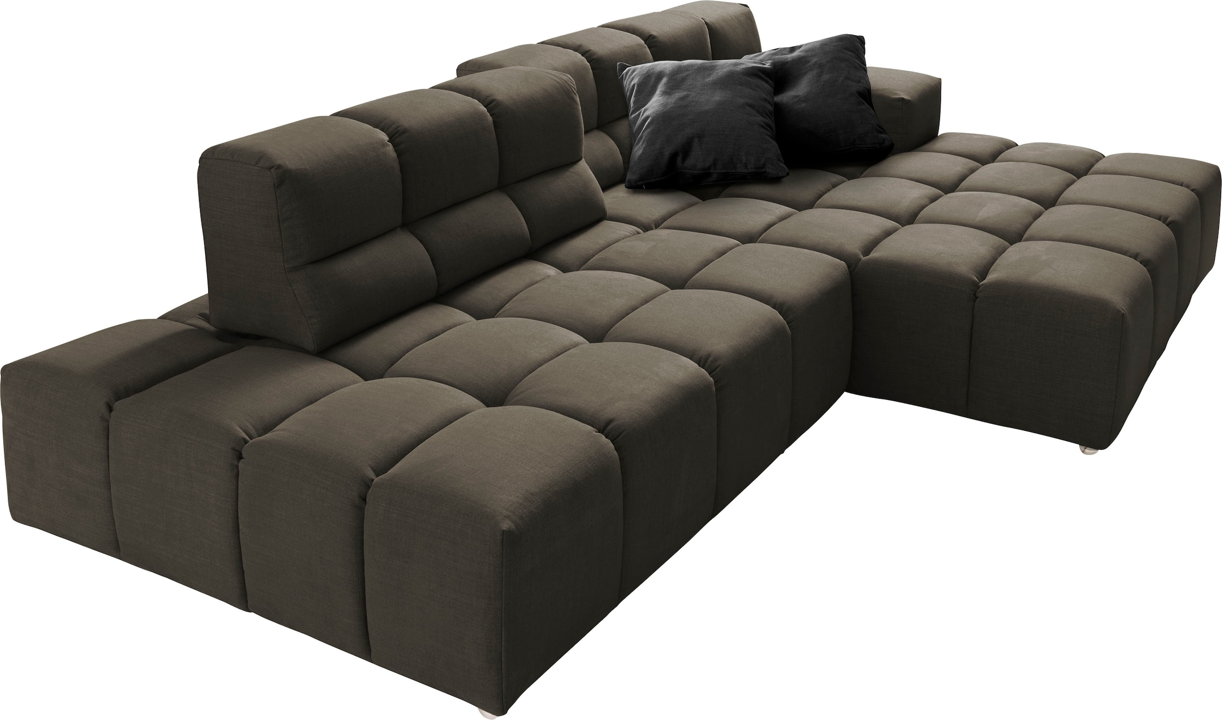 designwerk Ecksofa »Temple L-Form, tolles Designsofa«, mit Sitztiefenverstellung