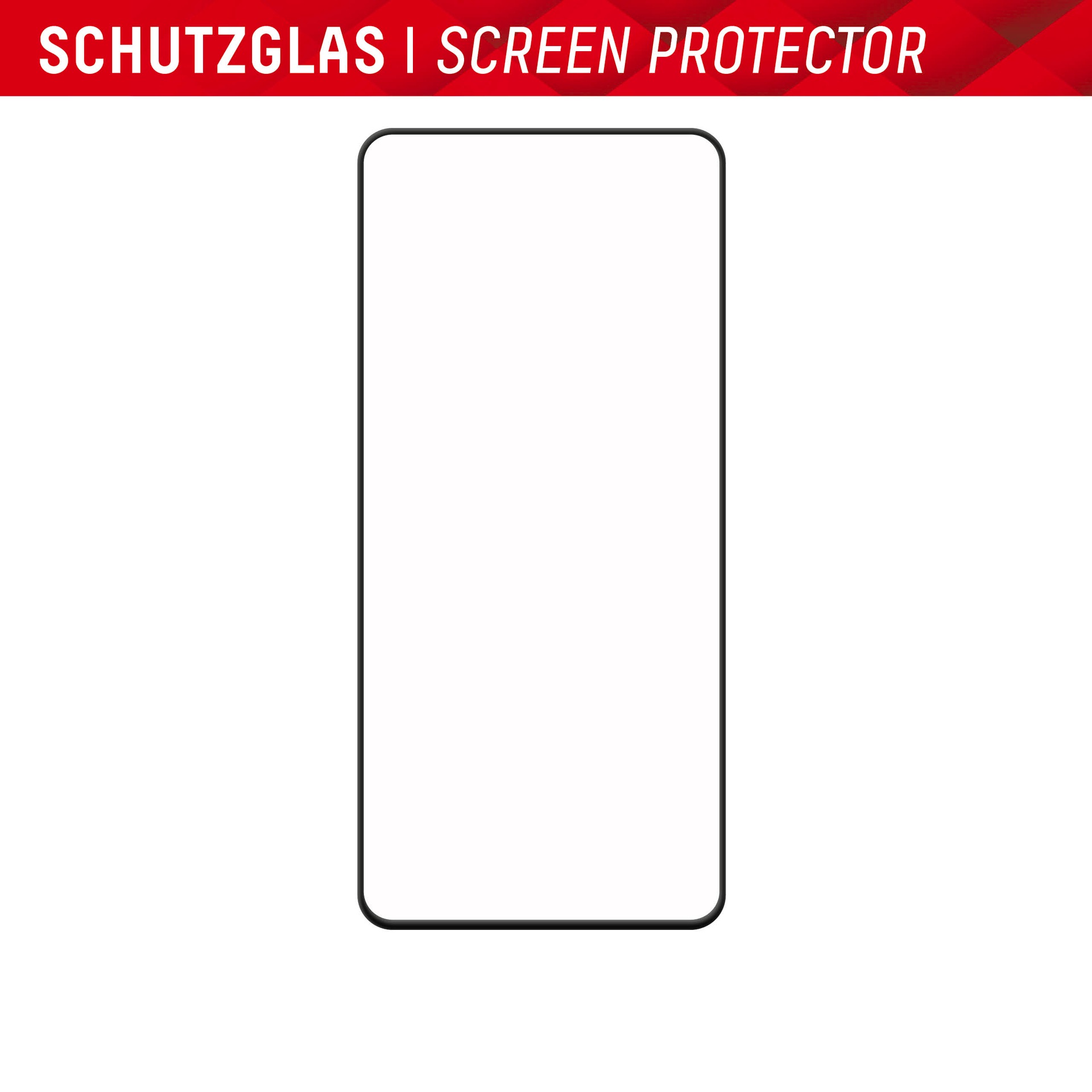 Displex Verre de protection d'écran »Real Glass Full Cover« Displayschutzfolie, Schutzfolie, Bildschirmschutz, kratz- & stossfest