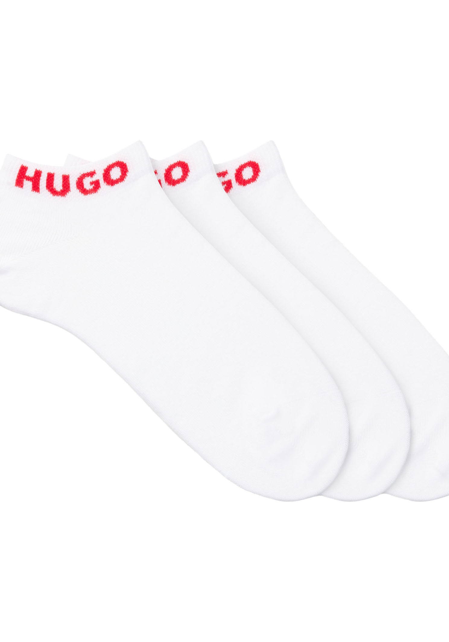 HUGO Underwear Socken »3P AS UNI CC W«, (Packung, 3 Paar, 3er), mit kontrastfarbenen Logoschriftzug