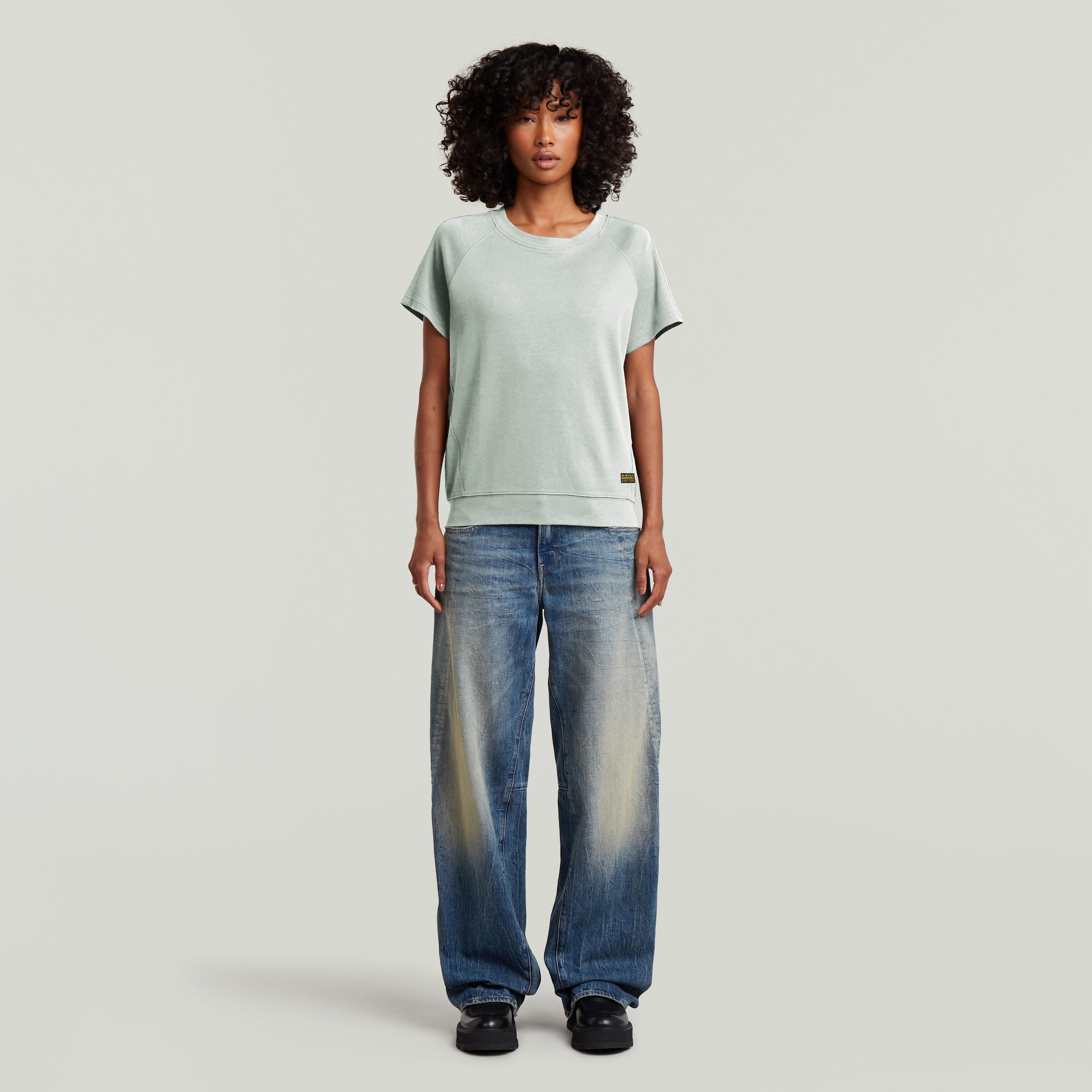 G-STAR T-Shirt »Raglan« Rundhalsform, mit angesetztem Bündchen