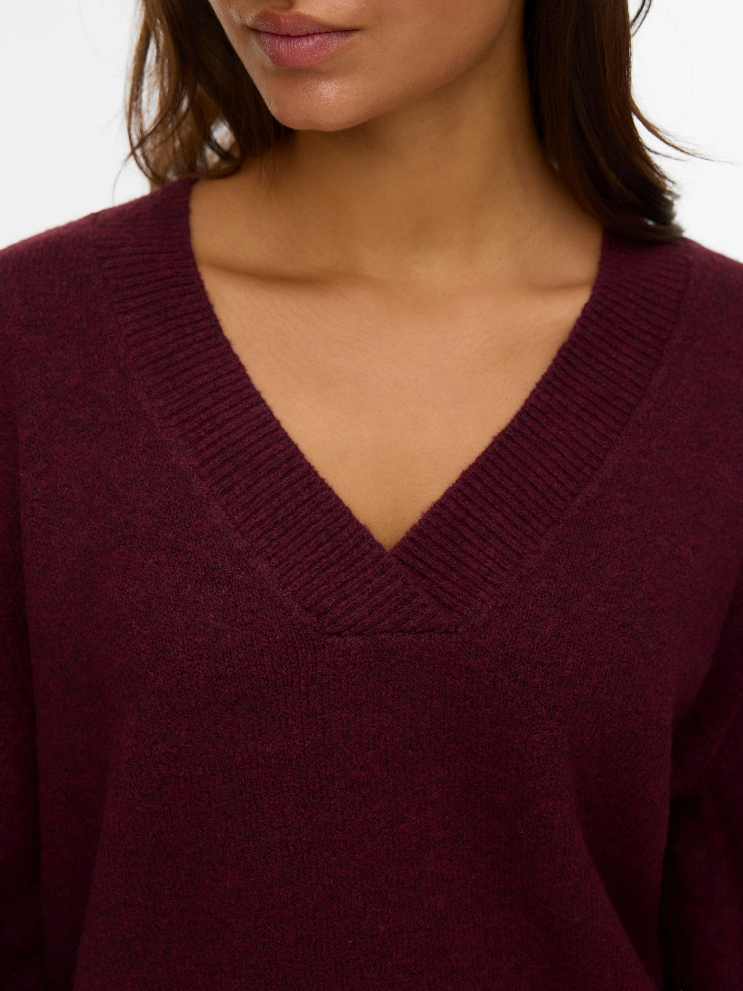 Vero Moda Pull col V »VMBOOM LS V-NECK PULLOVER NOOS«