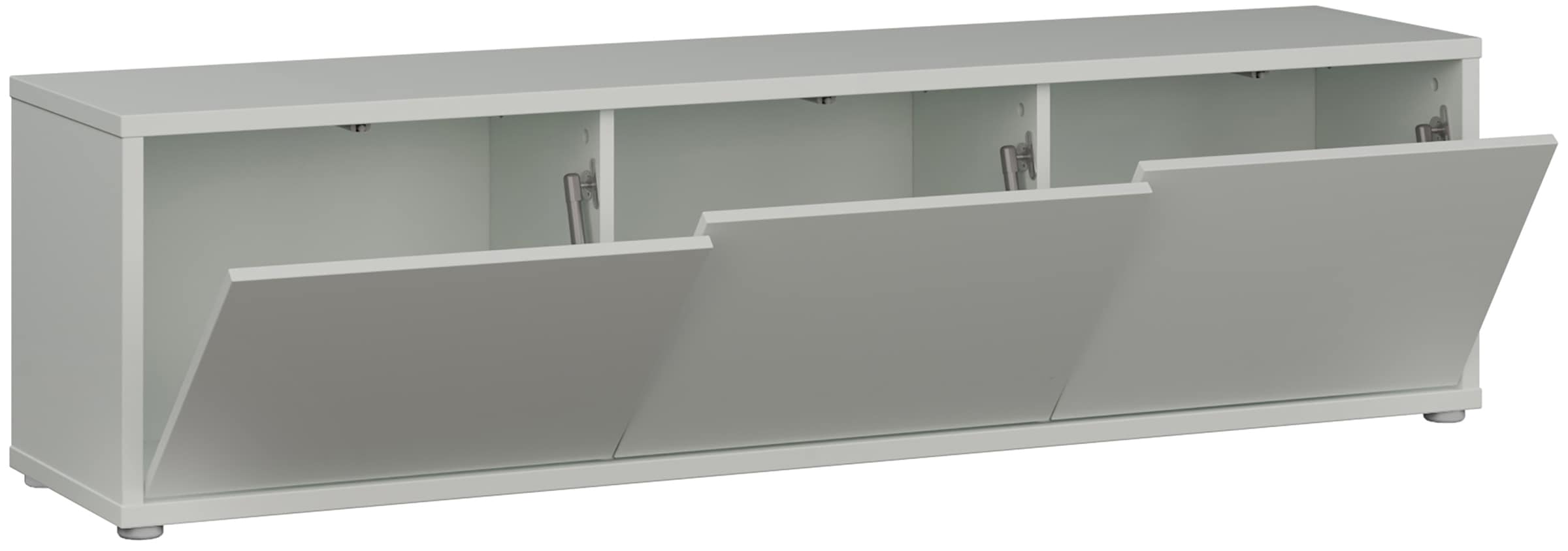 FORTE Table basse »Alice Springs, TV-Board, viel Stauraum, grosse Türen zum Aufklappen« L/H/P 154,2/41,5/34,9 cm Portes pliantes