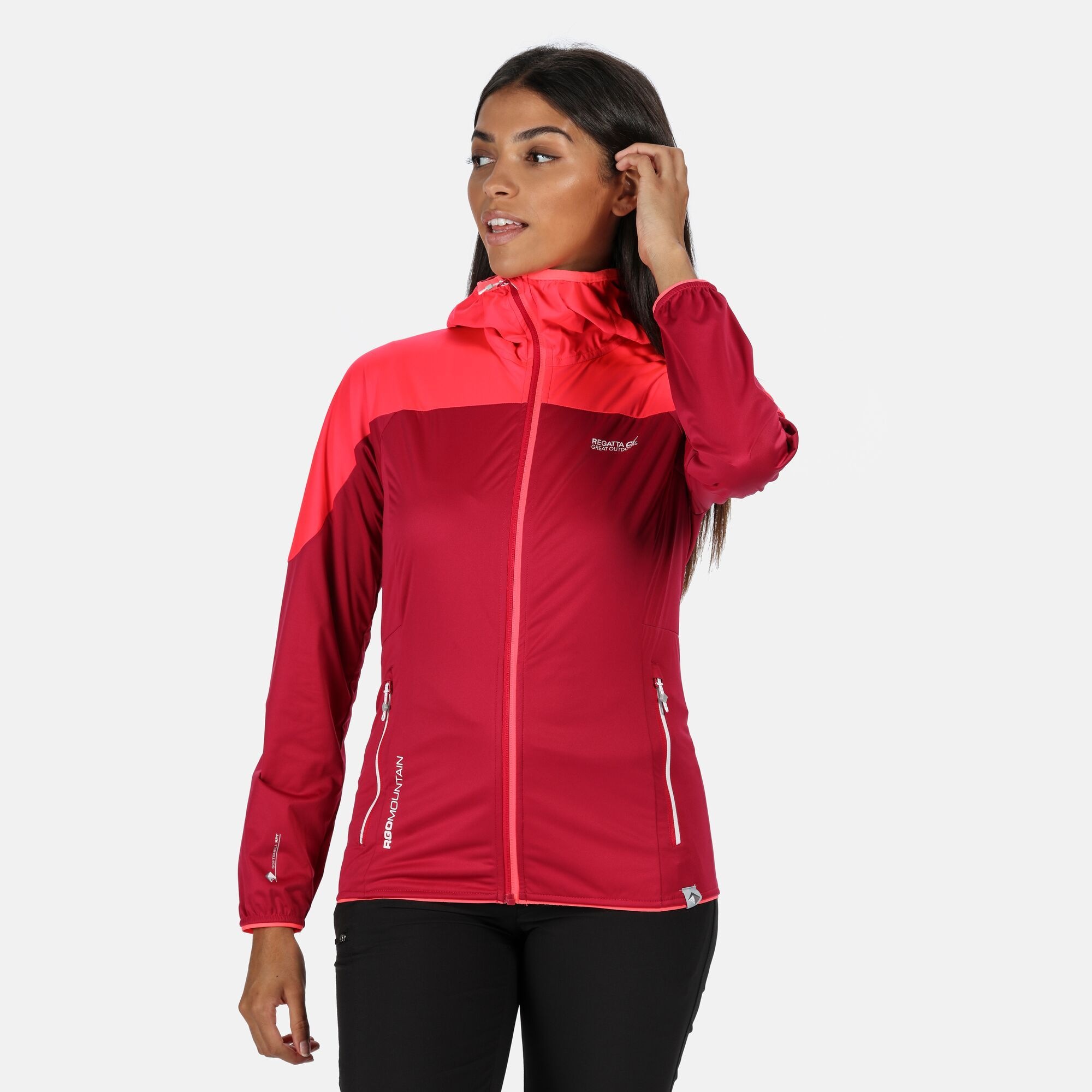 Softshelljacke »Damen Tarvos III Kapuzen Softshell Jacke«