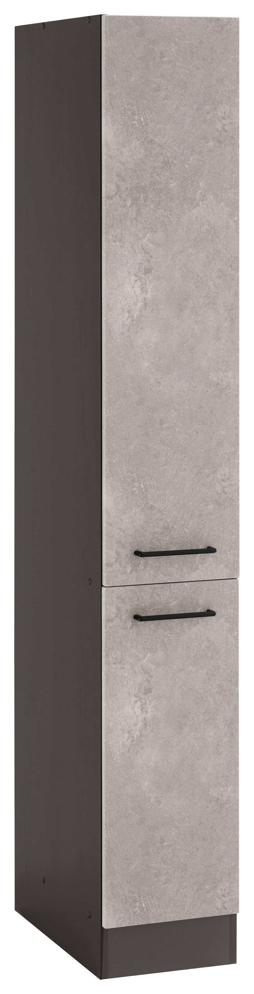 HELD MÖBEL Apothekerschrank »Tulsa«, 30 cm breit, 200 cm hoch, mit 2 Auszügen, Metallgriff, MDF Front